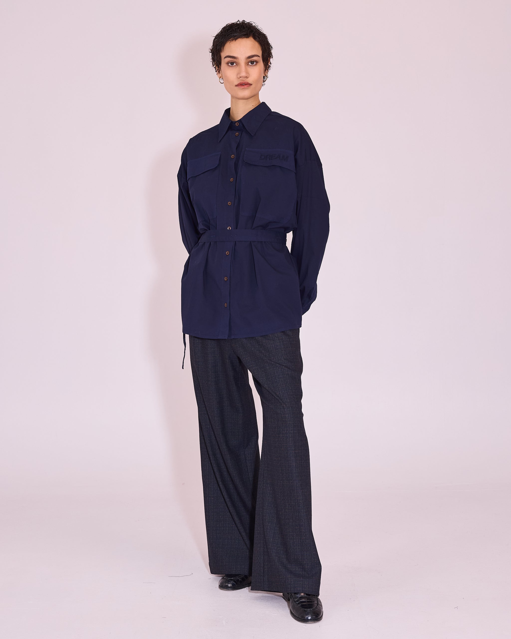 Jonelle hemd in midnight blue