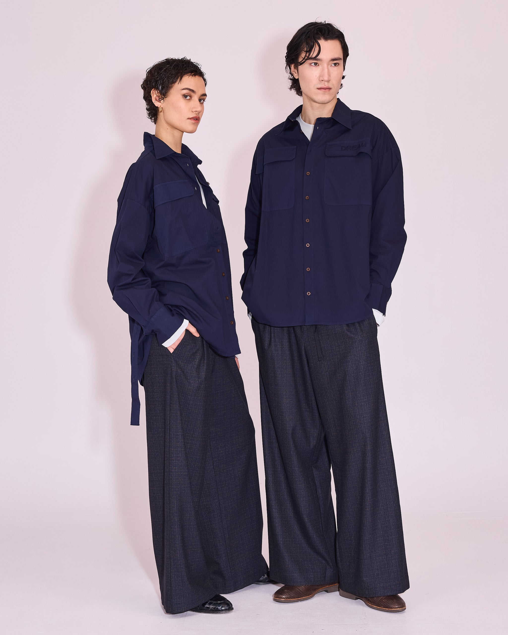 Jonelle hemd in midnight blue