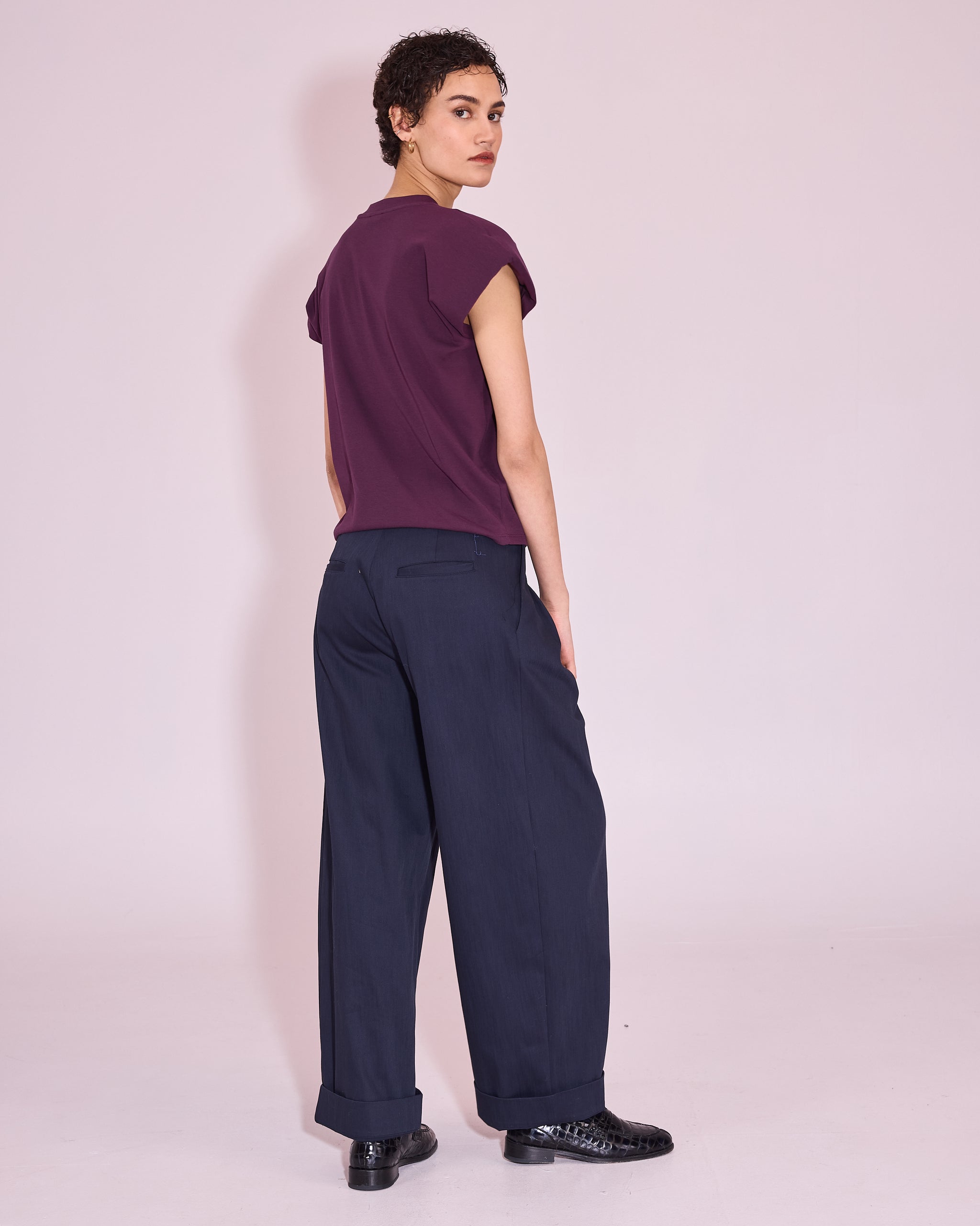 Jemma T-shirt in plum
