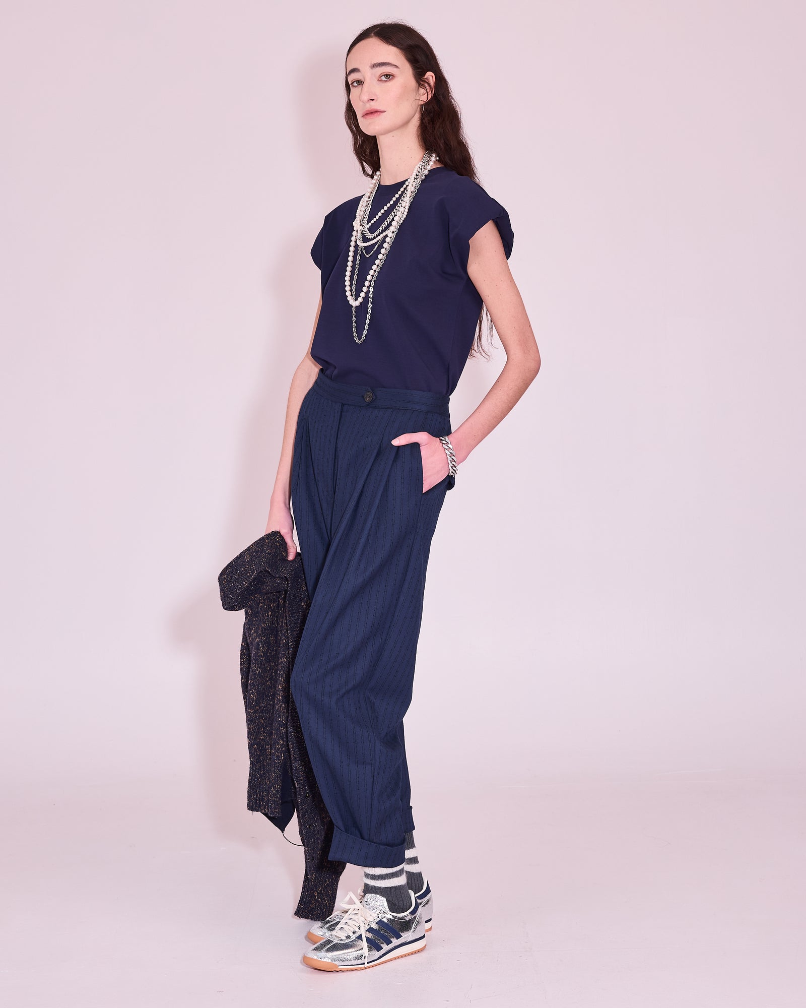 Jemma T-shirt in midnight blue