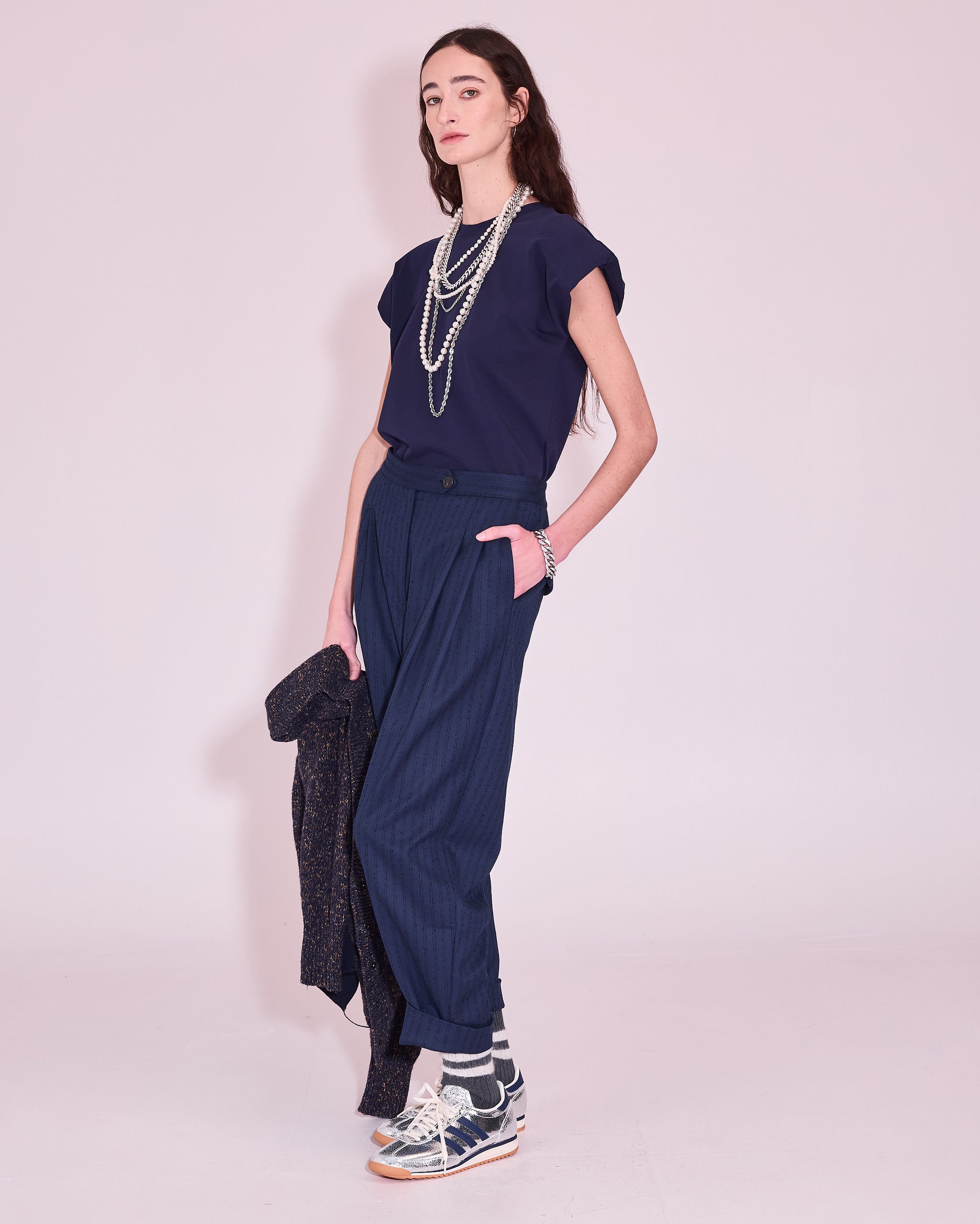 Jemma T-shirt in midnight blue