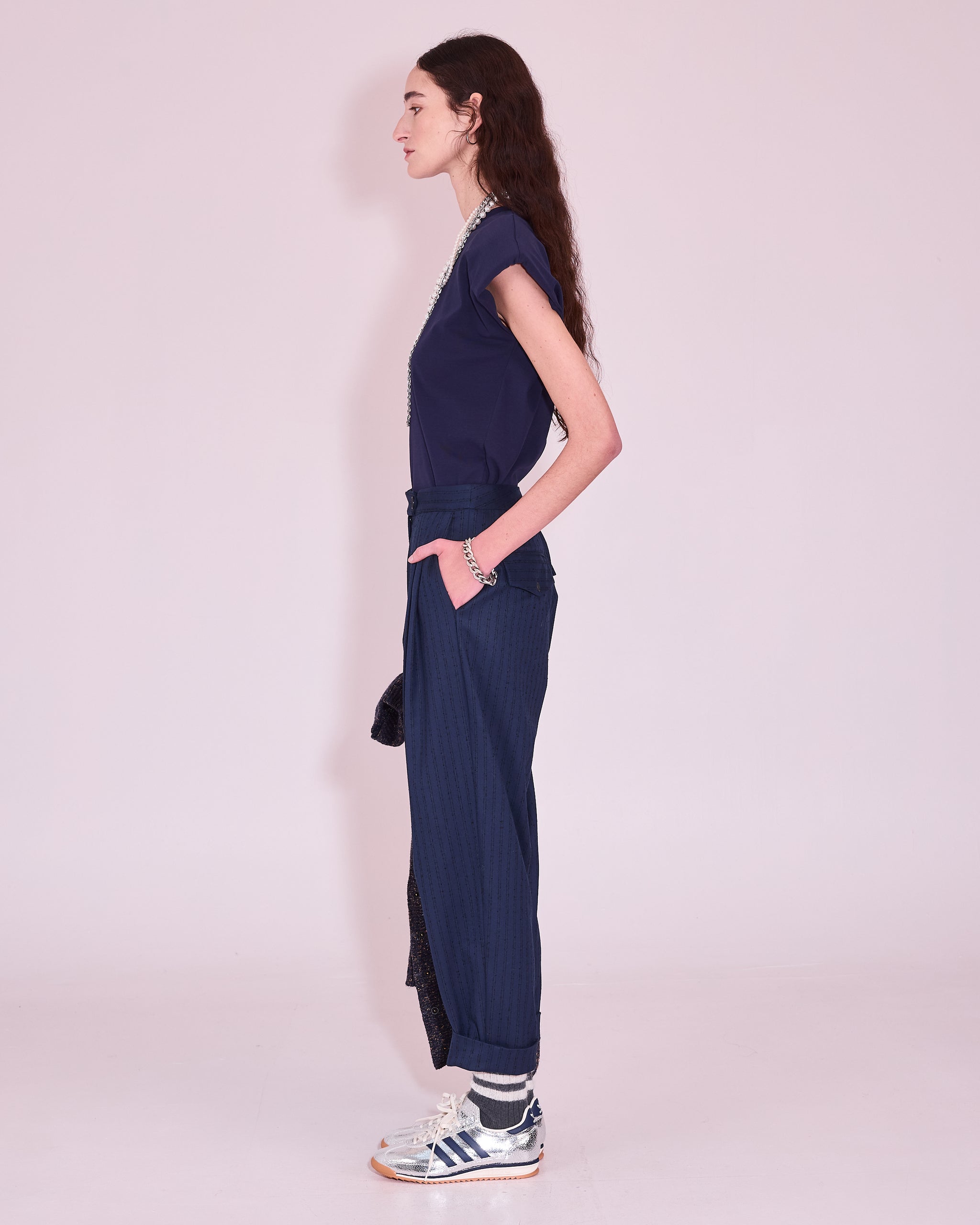 Jemma T-shirt in midnight blue