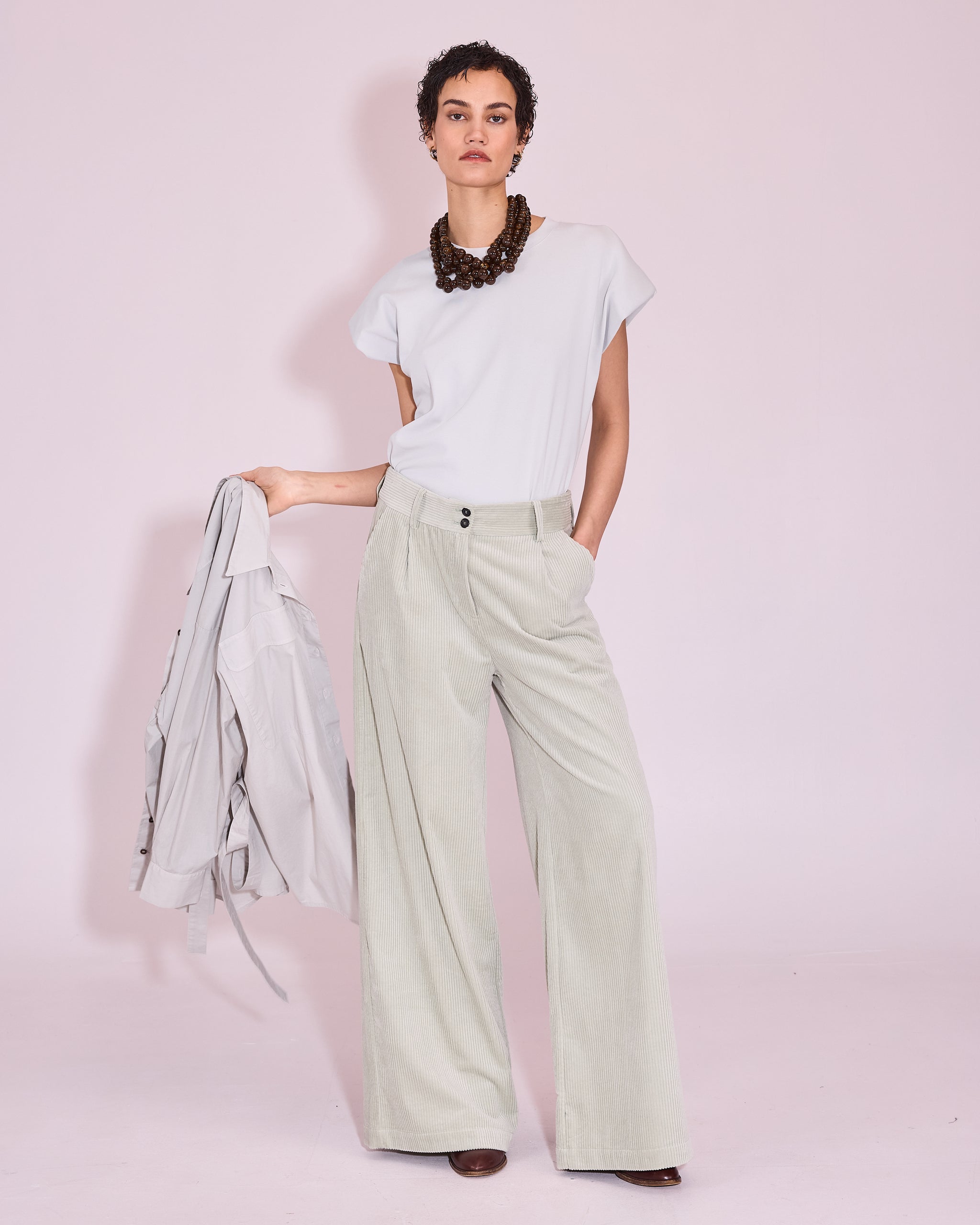 Jemma T-shirt in ice grey