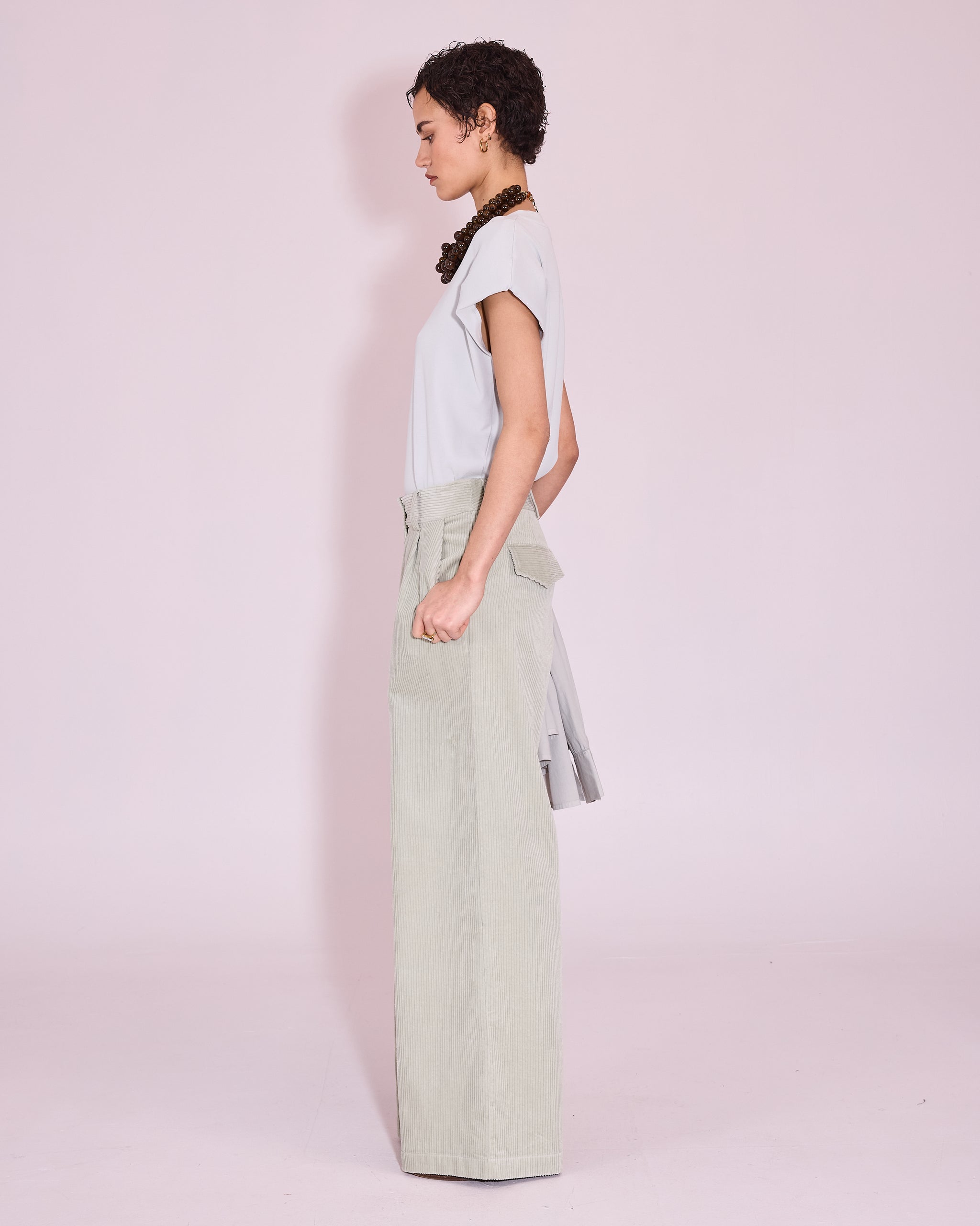 Jemma T-shirt in ice grey