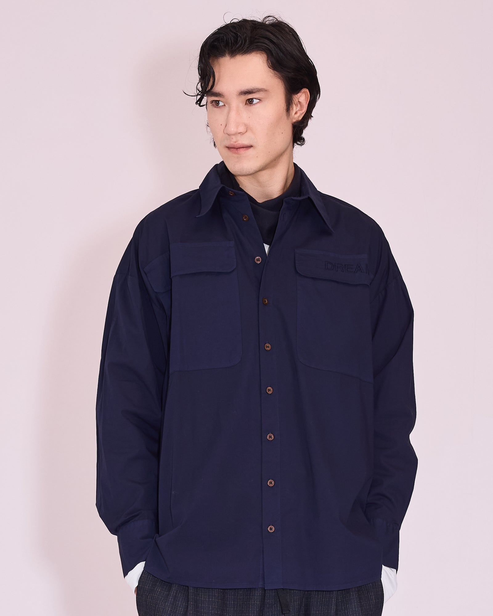 Joe hemd in midnight blue