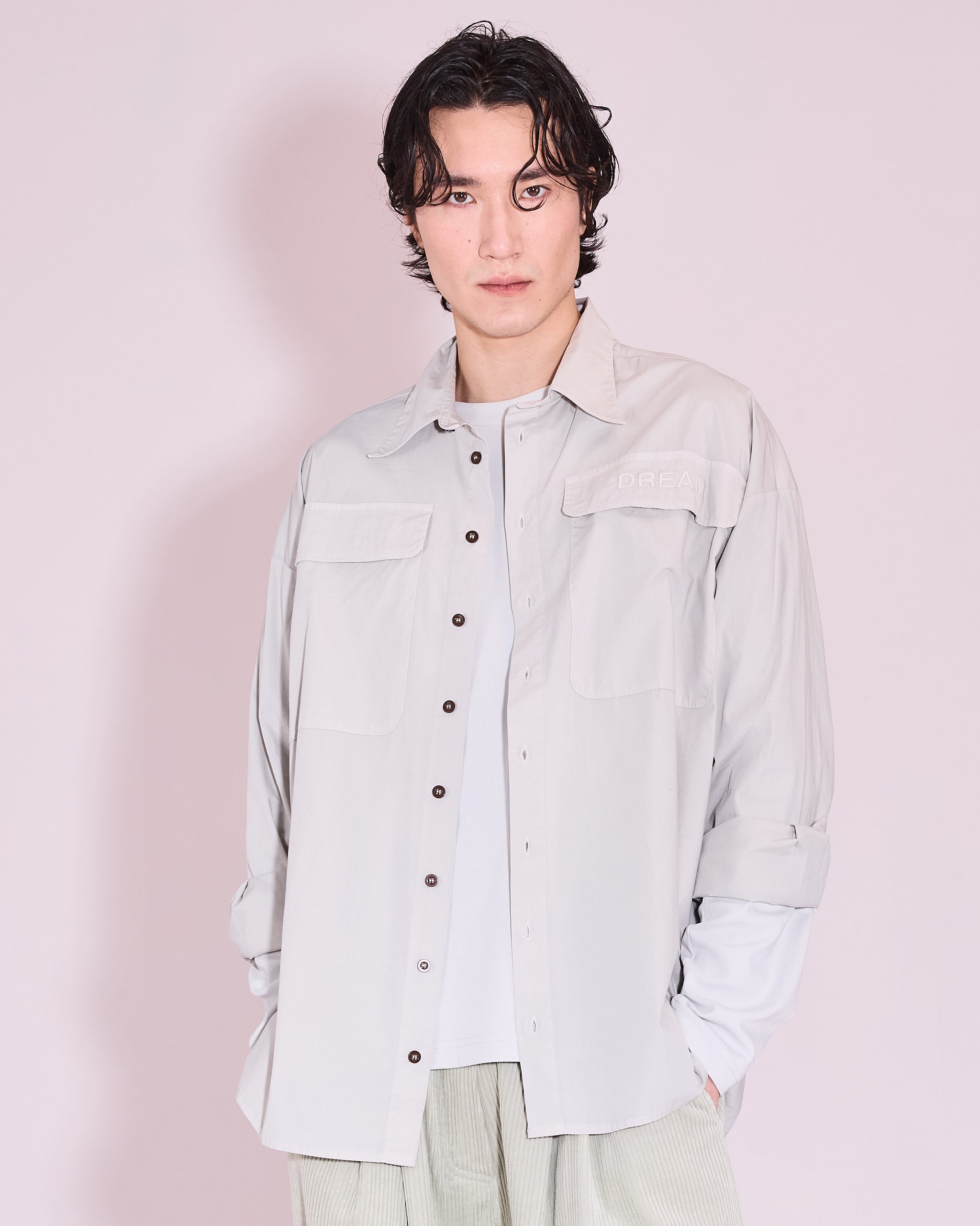 Joe hemd in ice grey