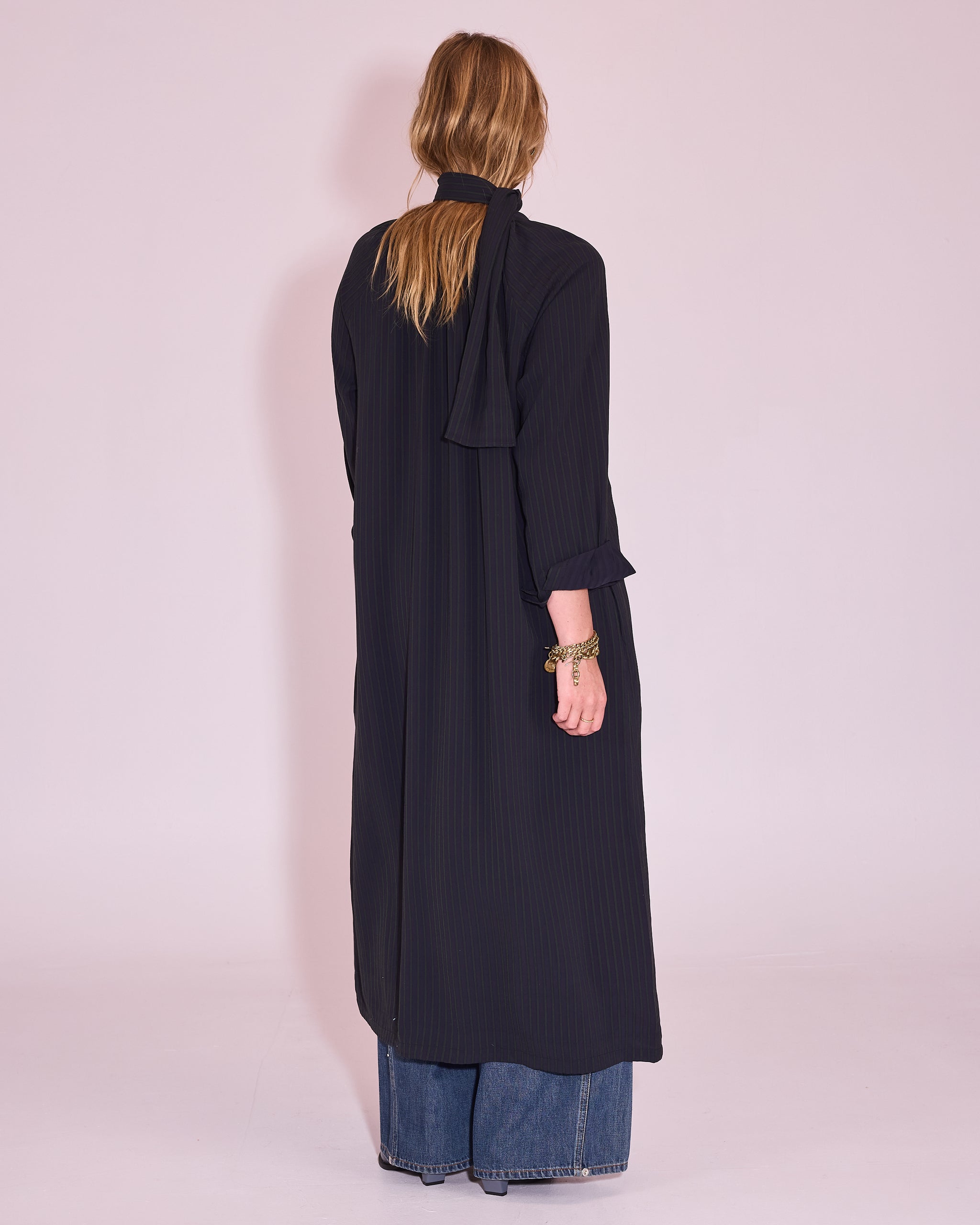 Jade dress in dark blue / green