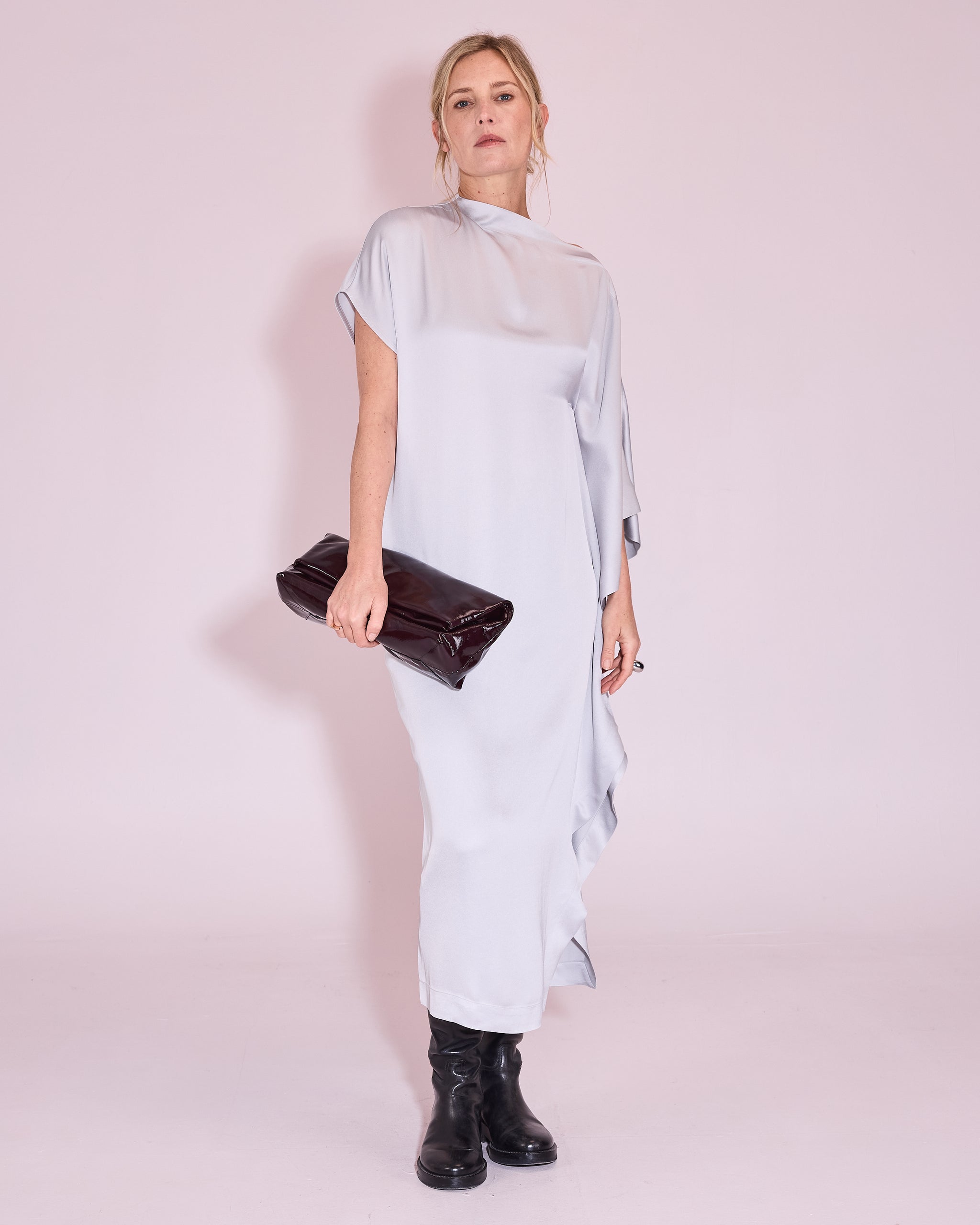 Janne jurk in silver