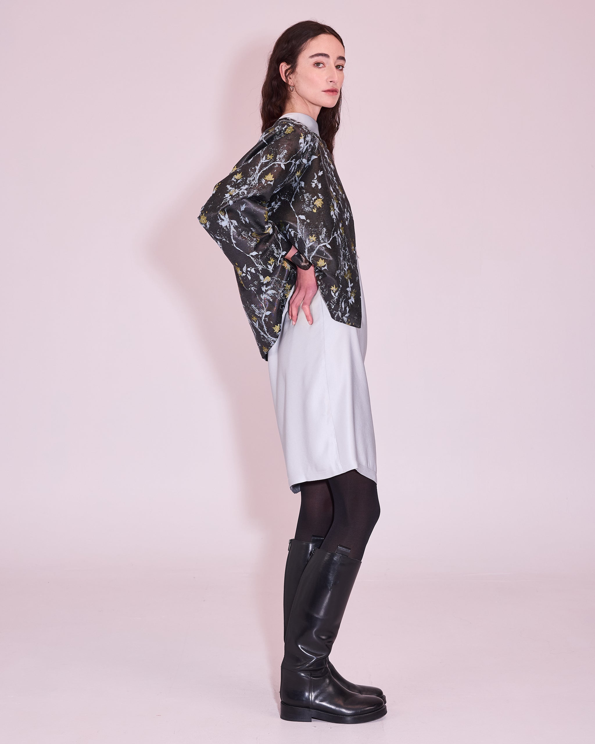 Jill dress in silver