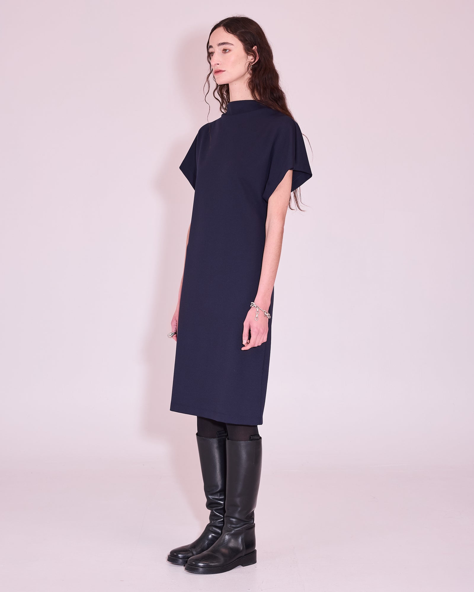 Julina jurk in navy