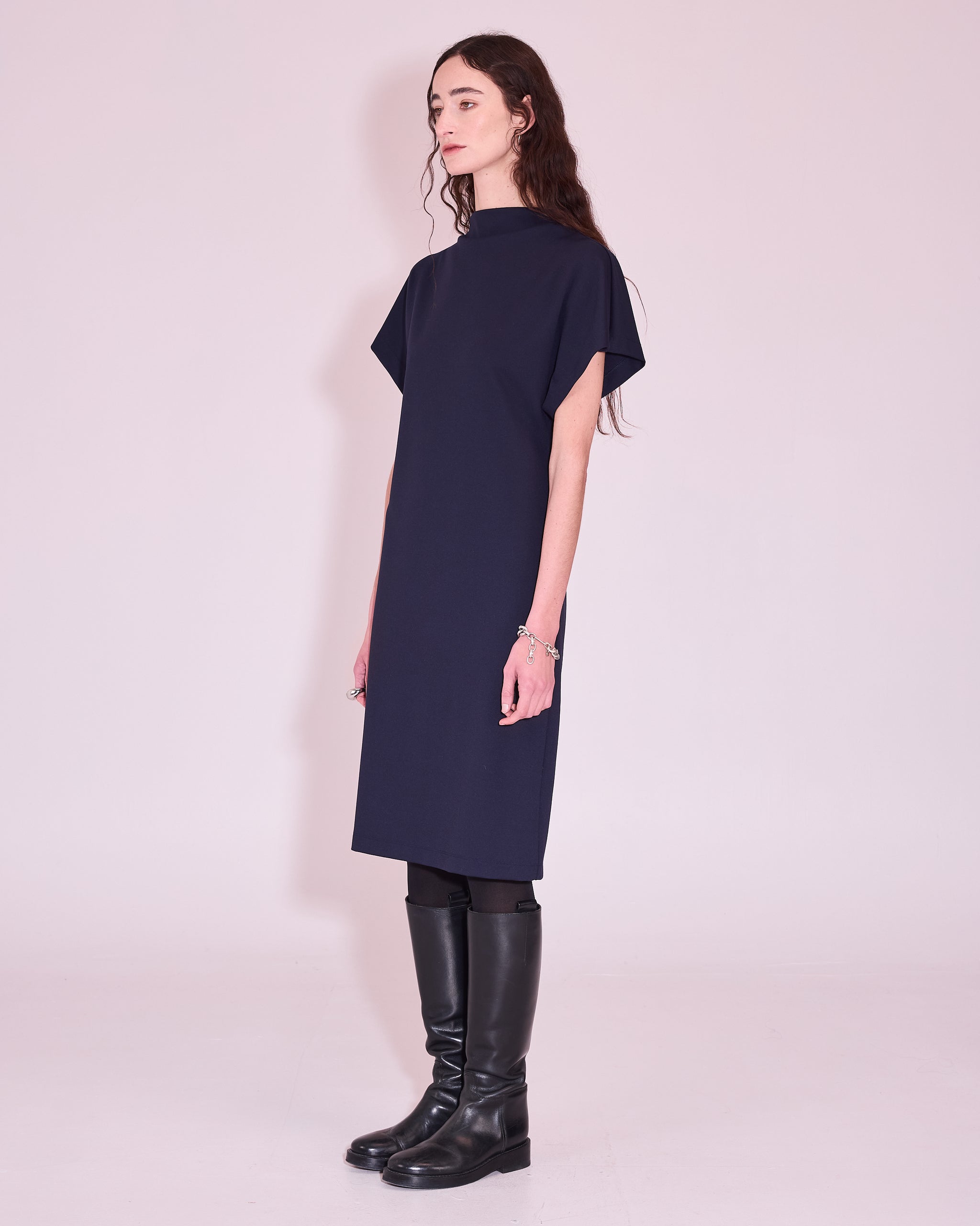 Julina jurk in navy