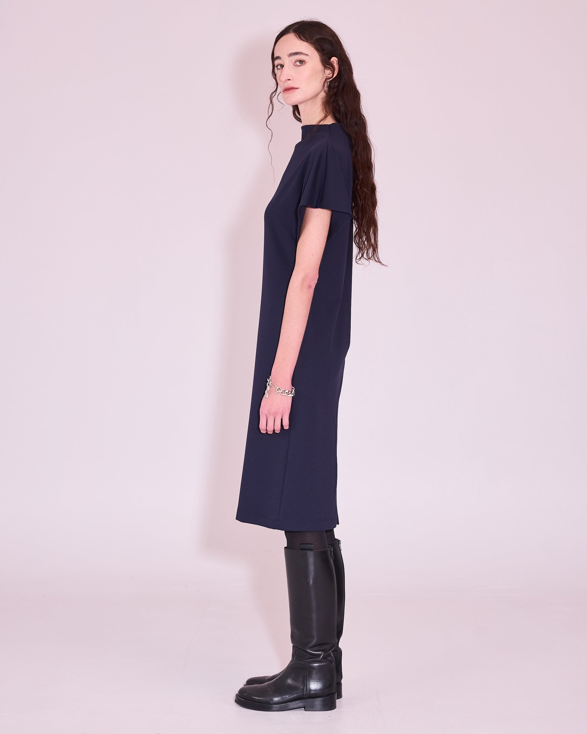 Julina jurk in navy