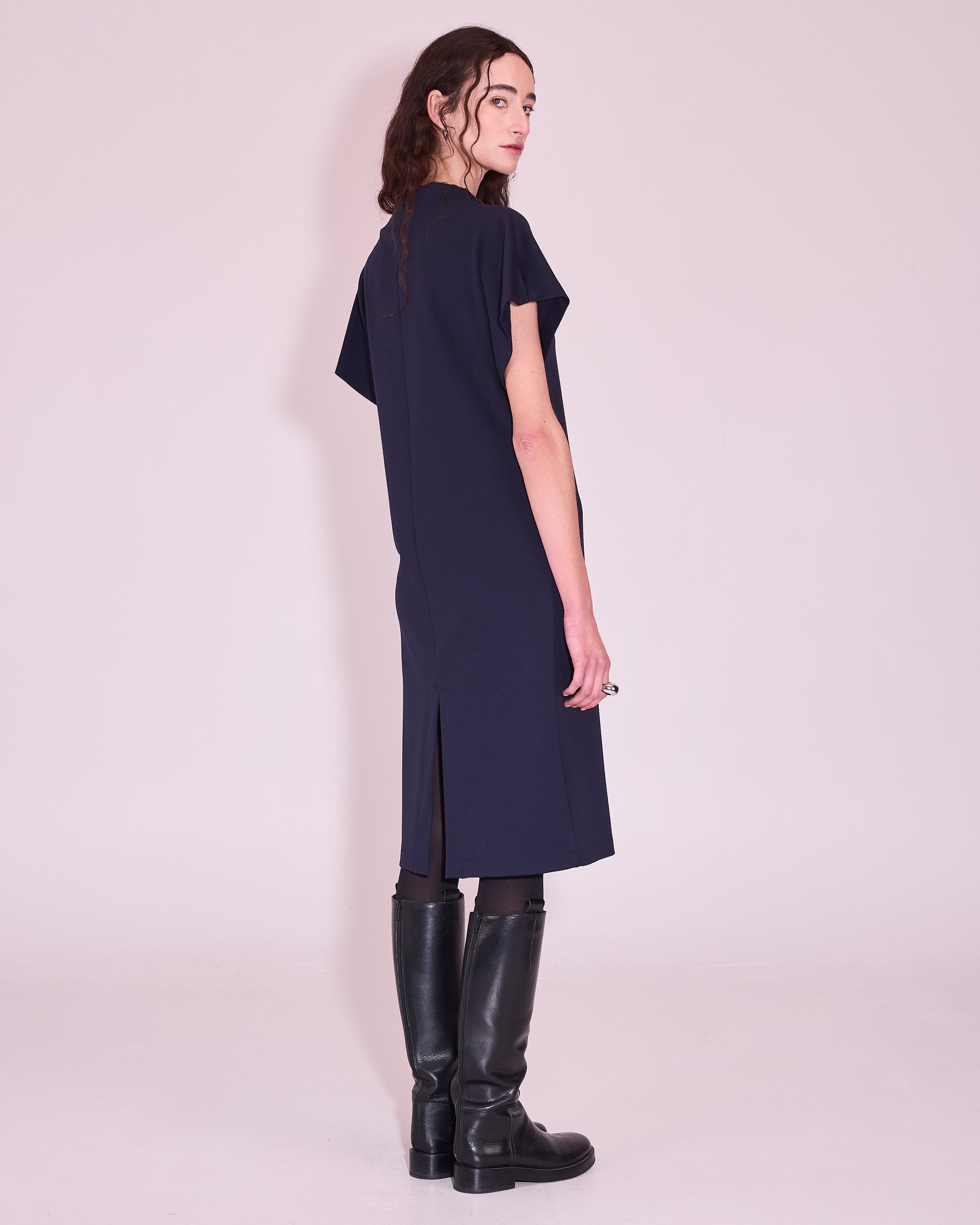 Julina jurk in navy