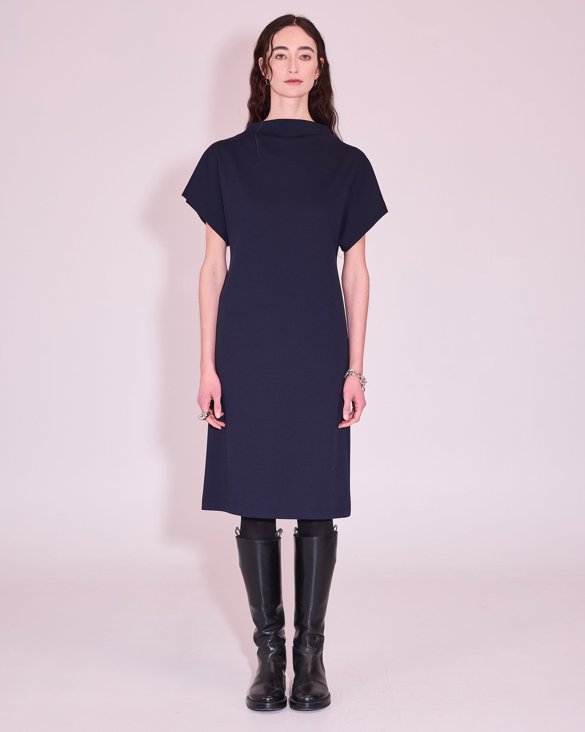 Julina jurk in navy
