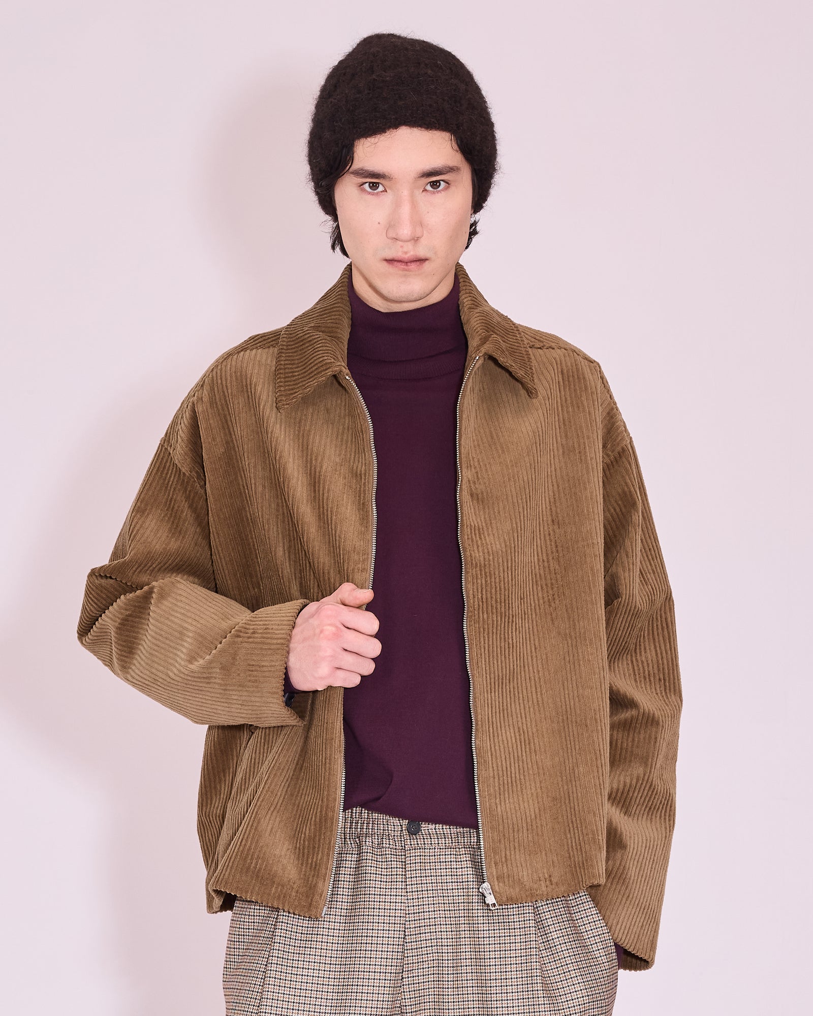 Jan jas in cumin heavy corduroy