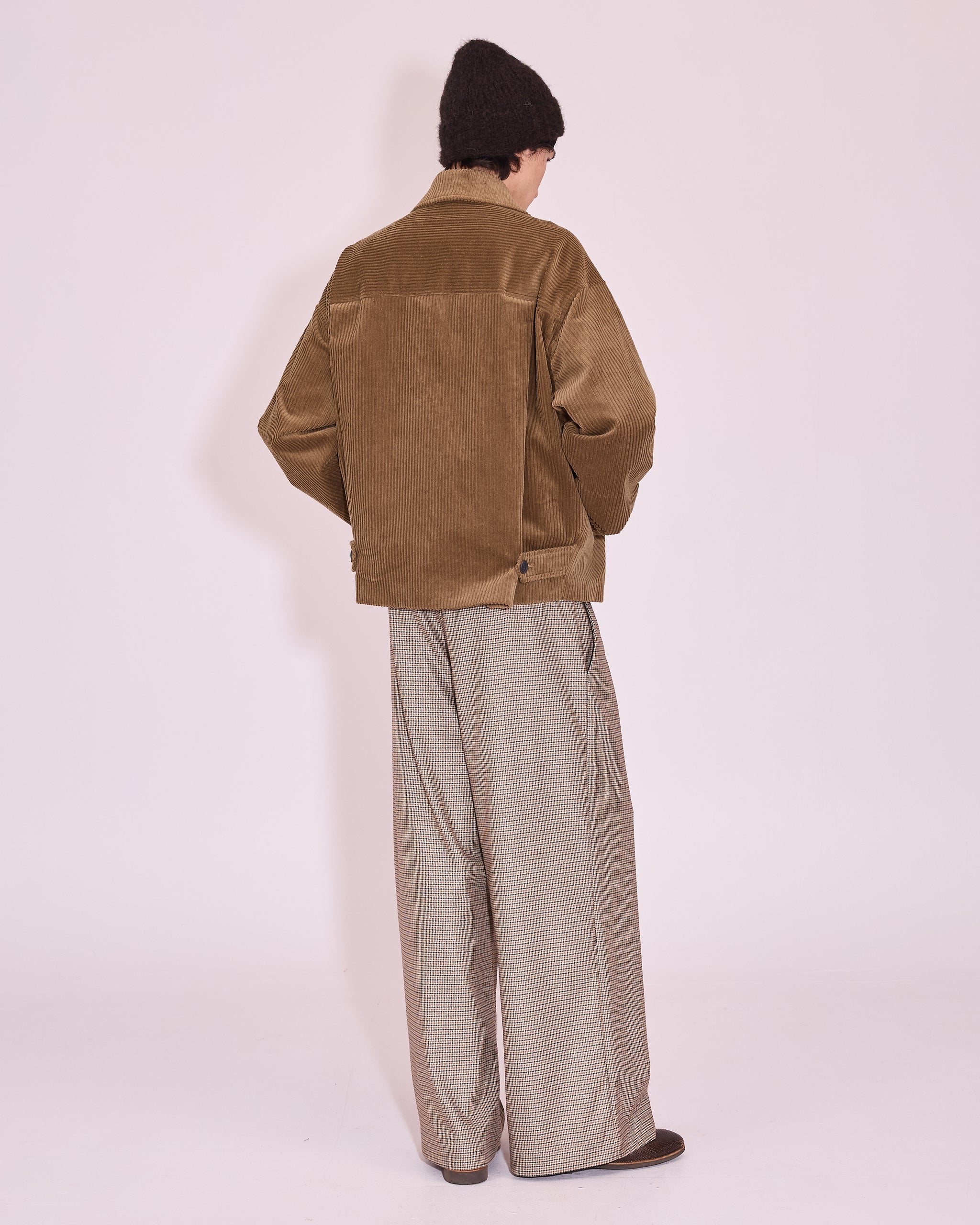 Jan jas in cumin heavy corduroy