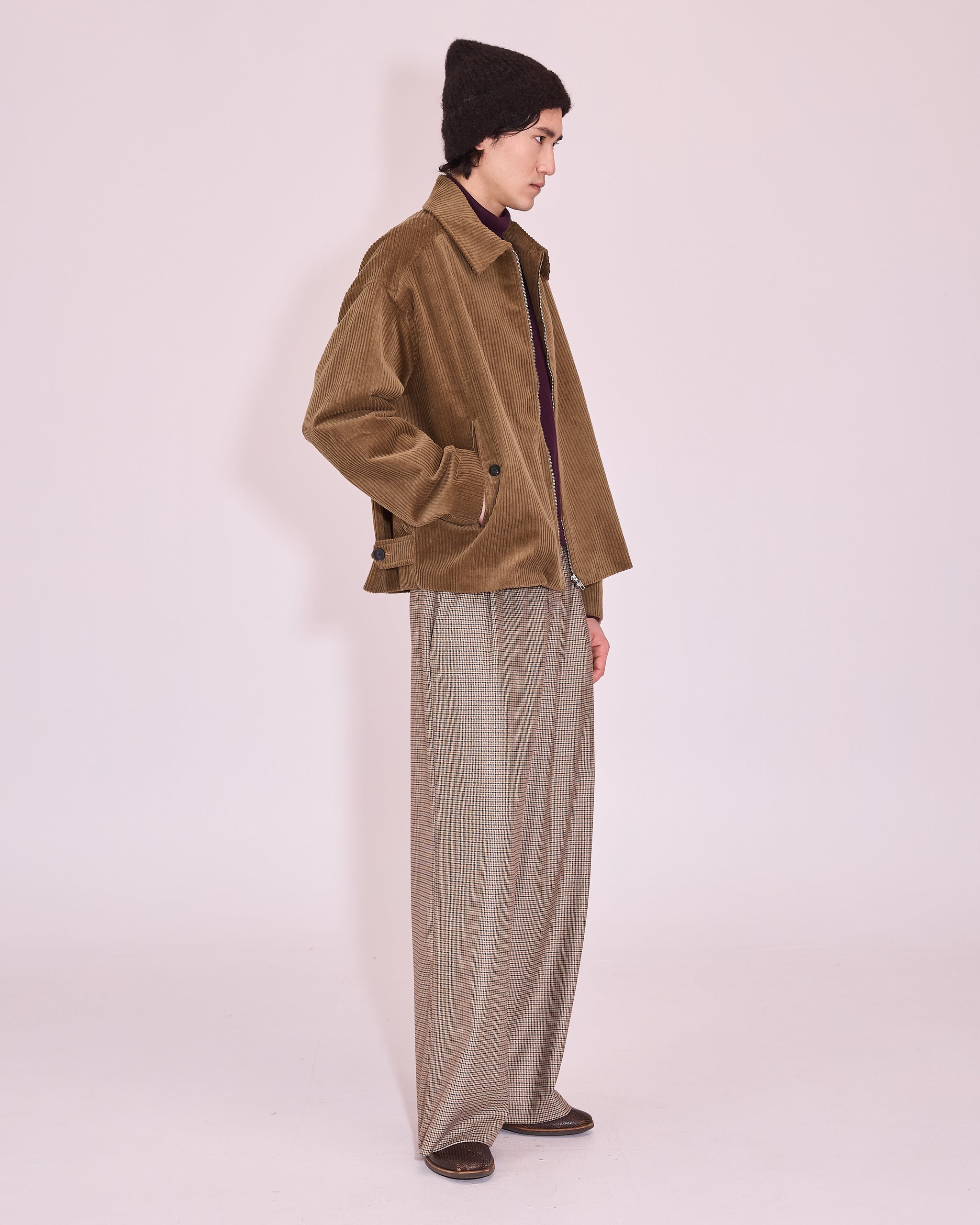 Jan jas in cumin heavy corduroy