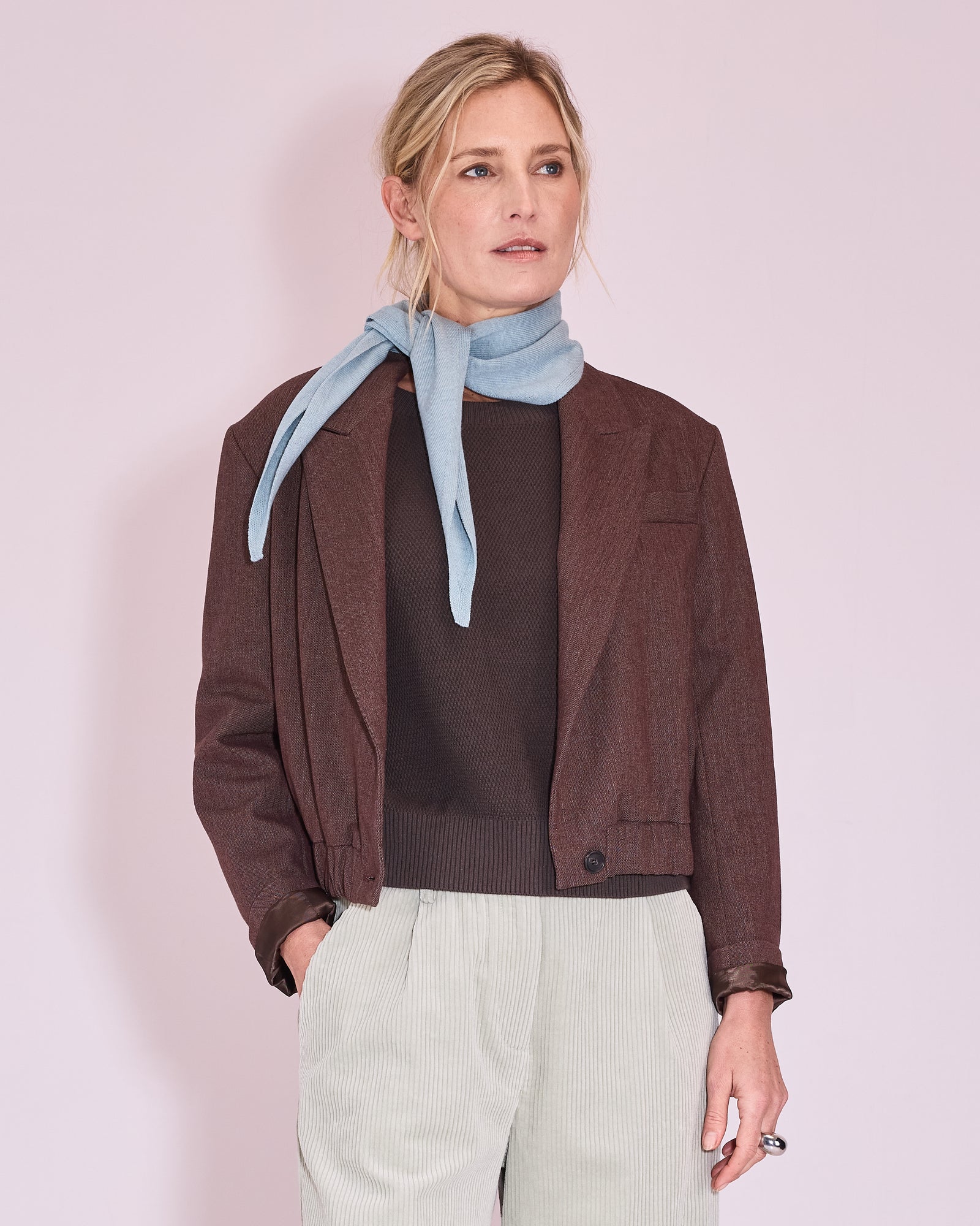 Jay blazer in brown