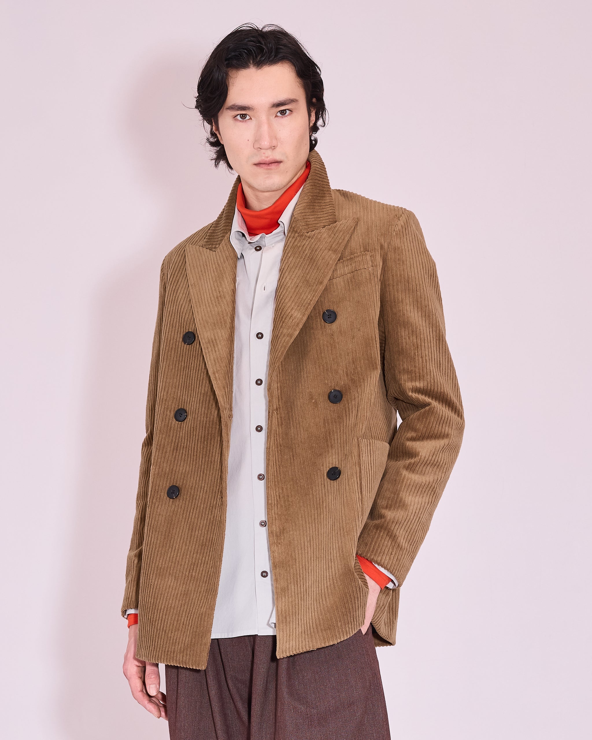 Glenn blazer in cumin heavy corduroy