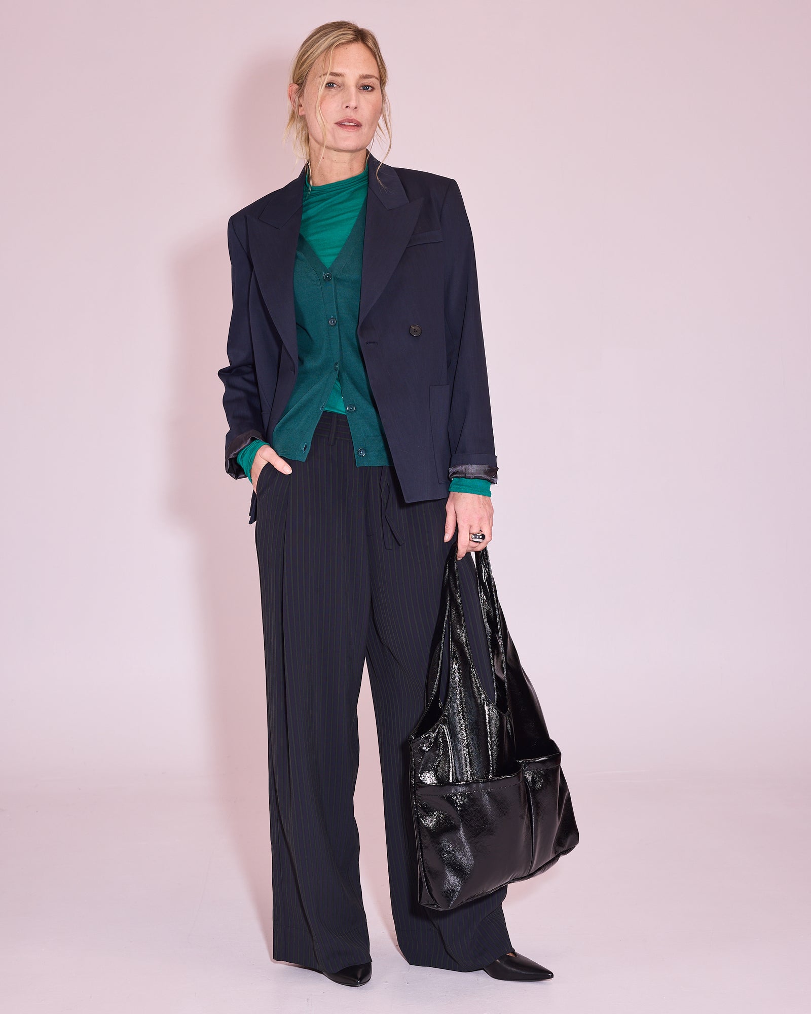 Davos blazer in midnight blue