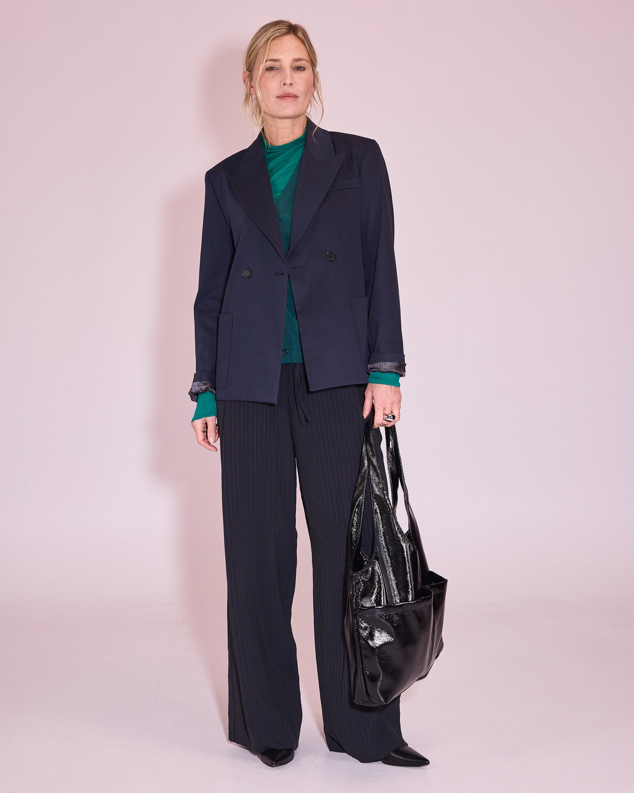 Davos blazer in midnight blue