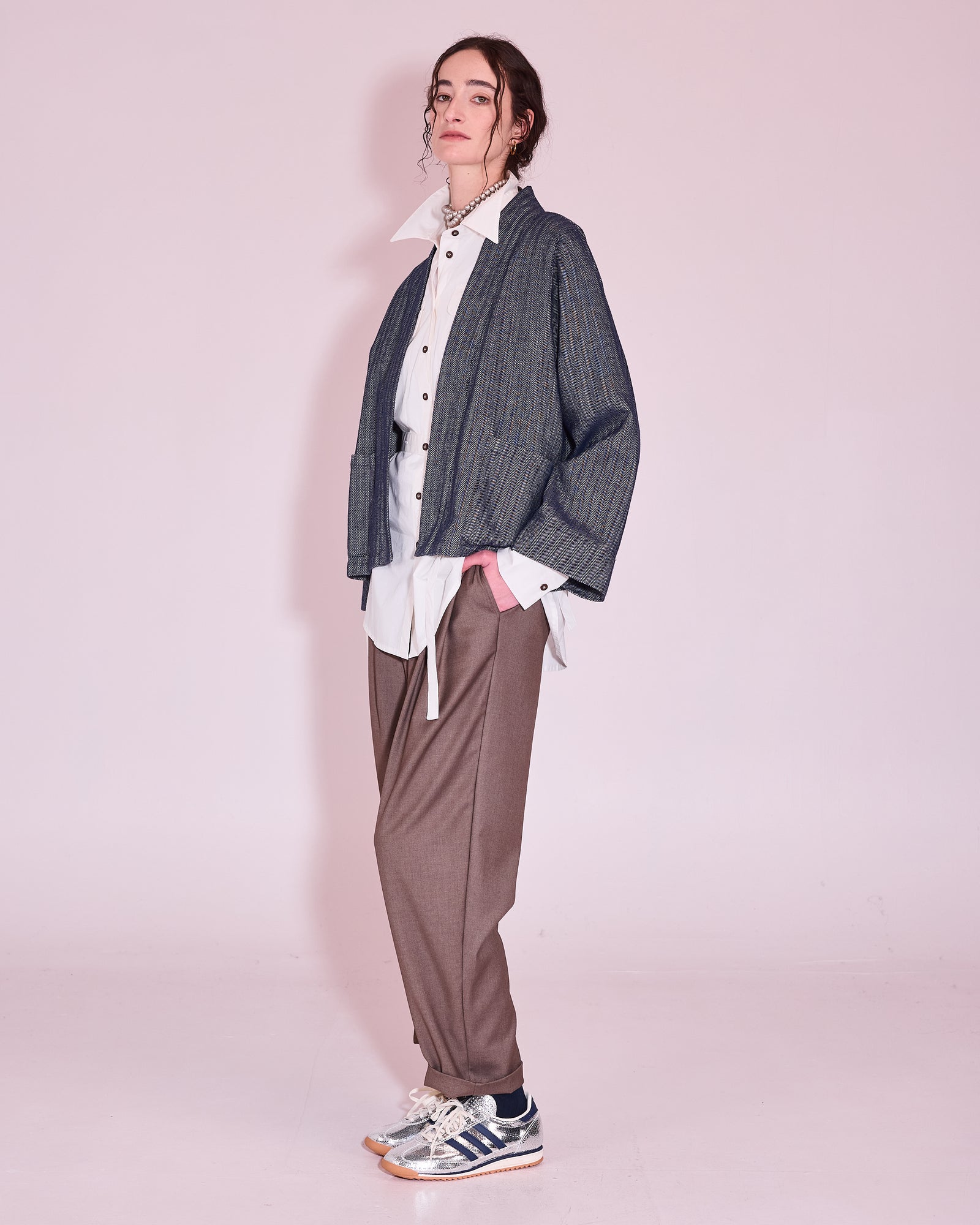 Flenn kimono in academy blue