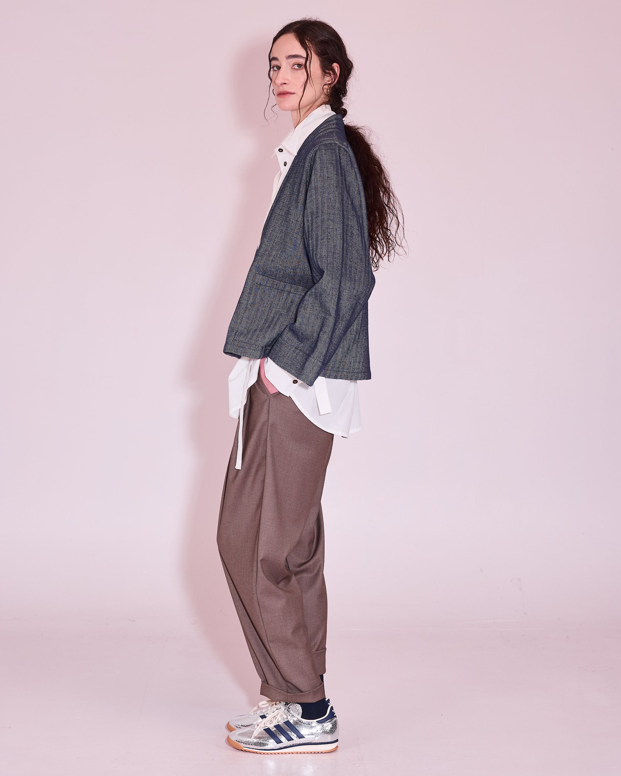 Flenn kimono in academy blue