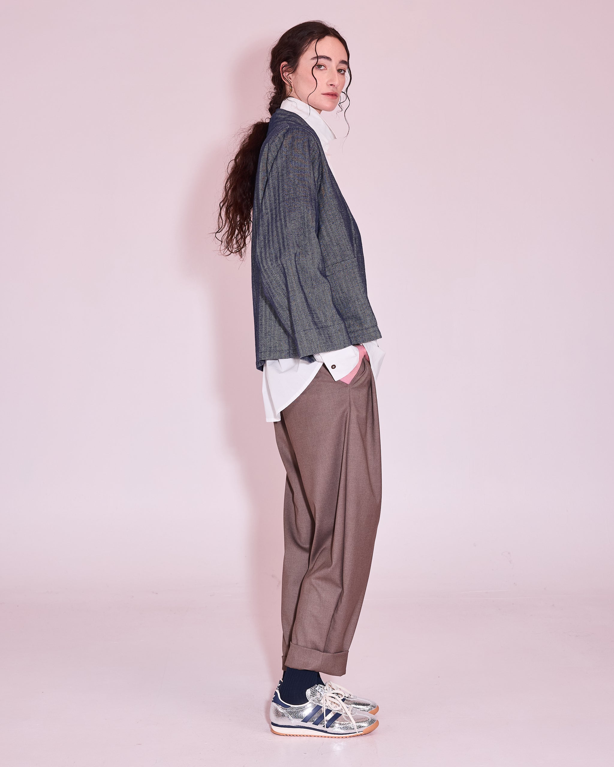 Flenn kimono in academy blue