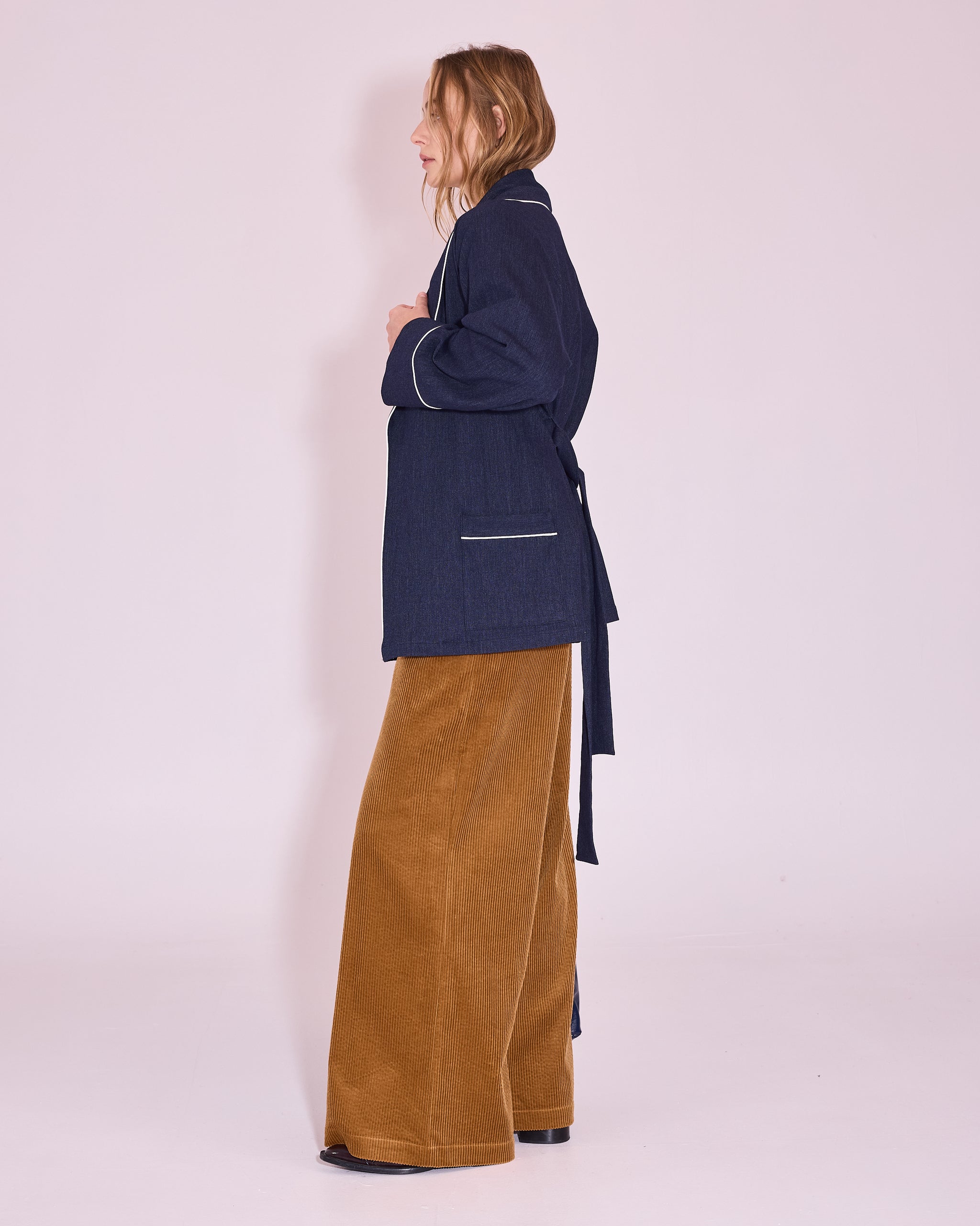 Joseph vest in dark blue
