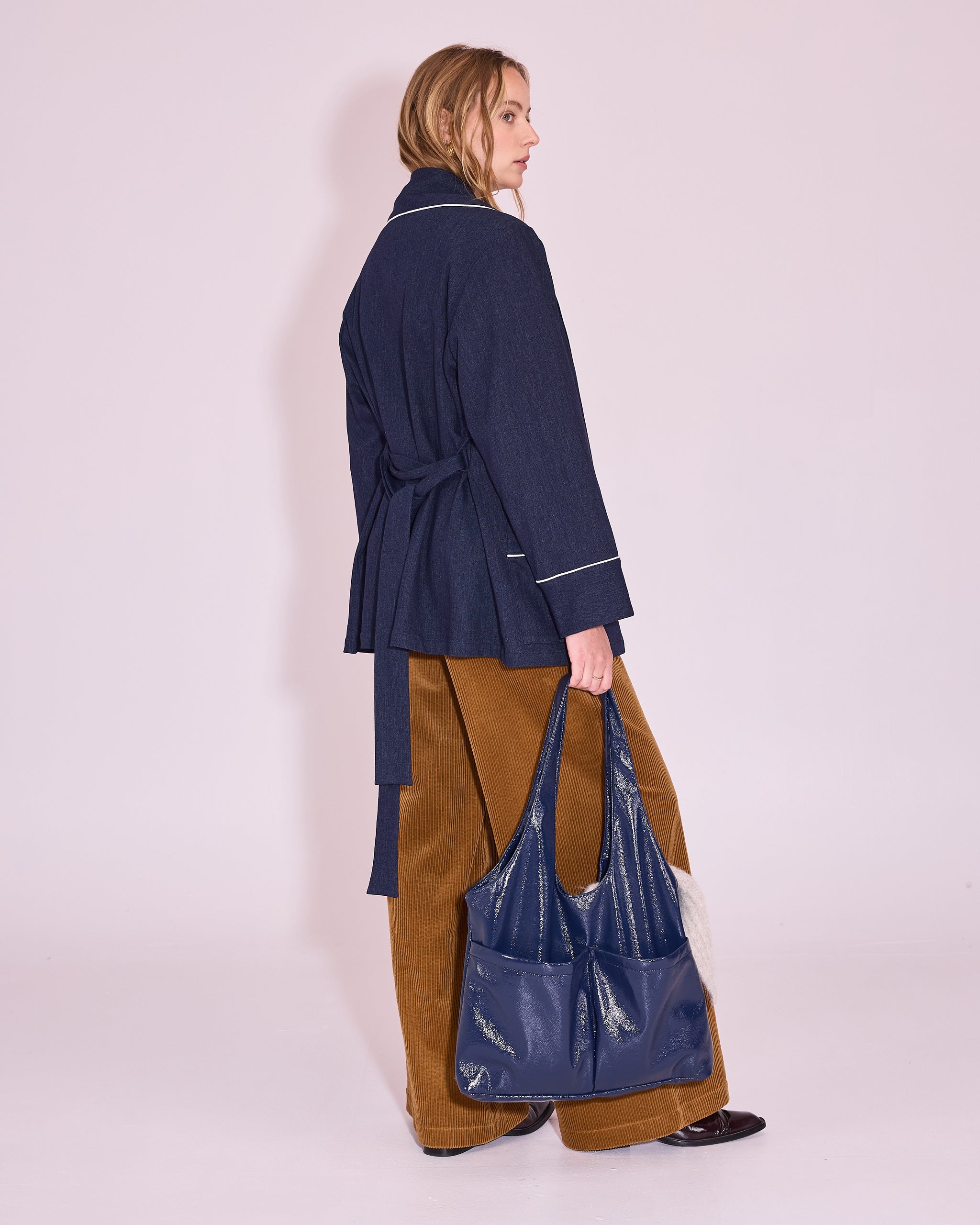 Joseph vest in dark blue