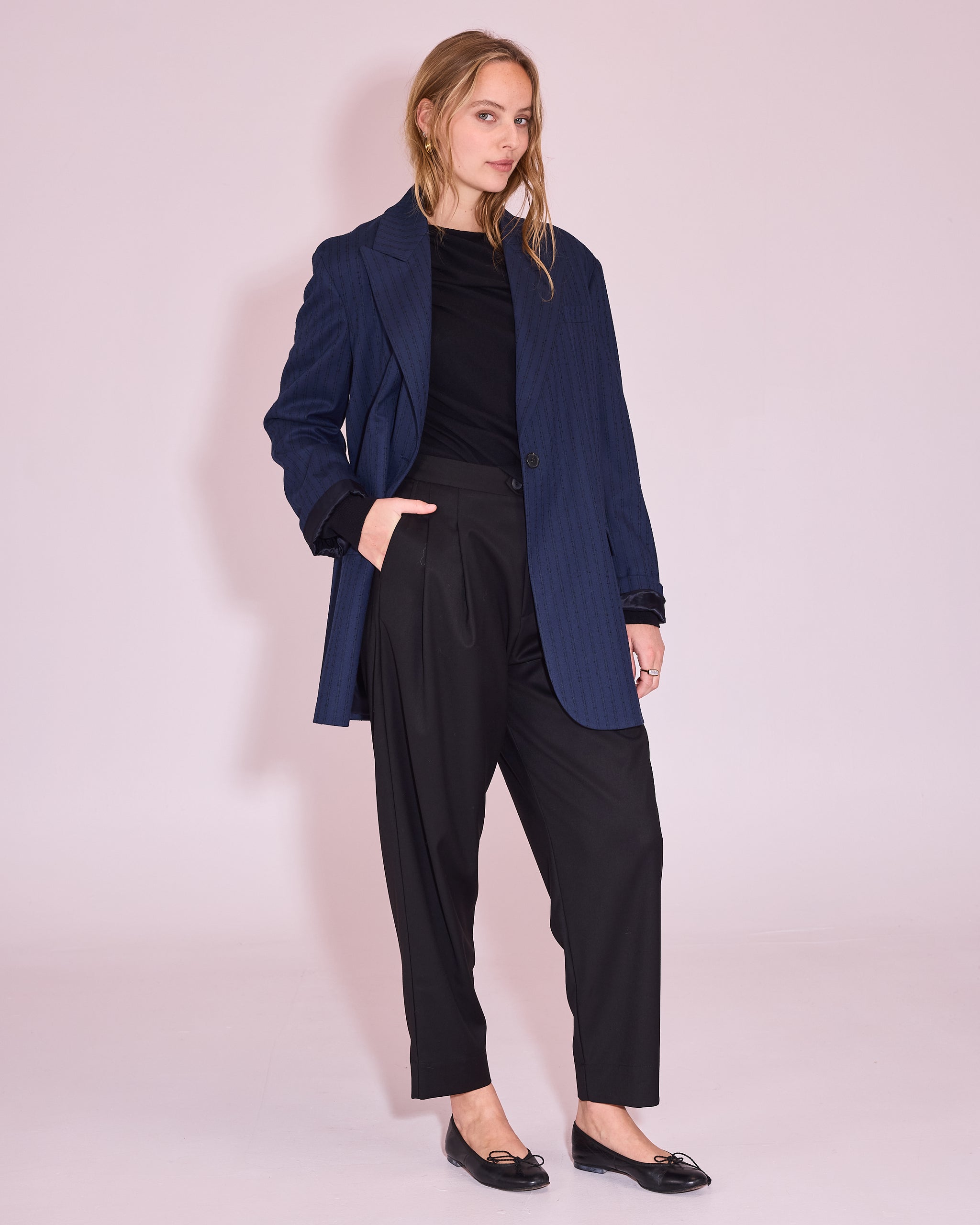 Jerez knitted sweater in black