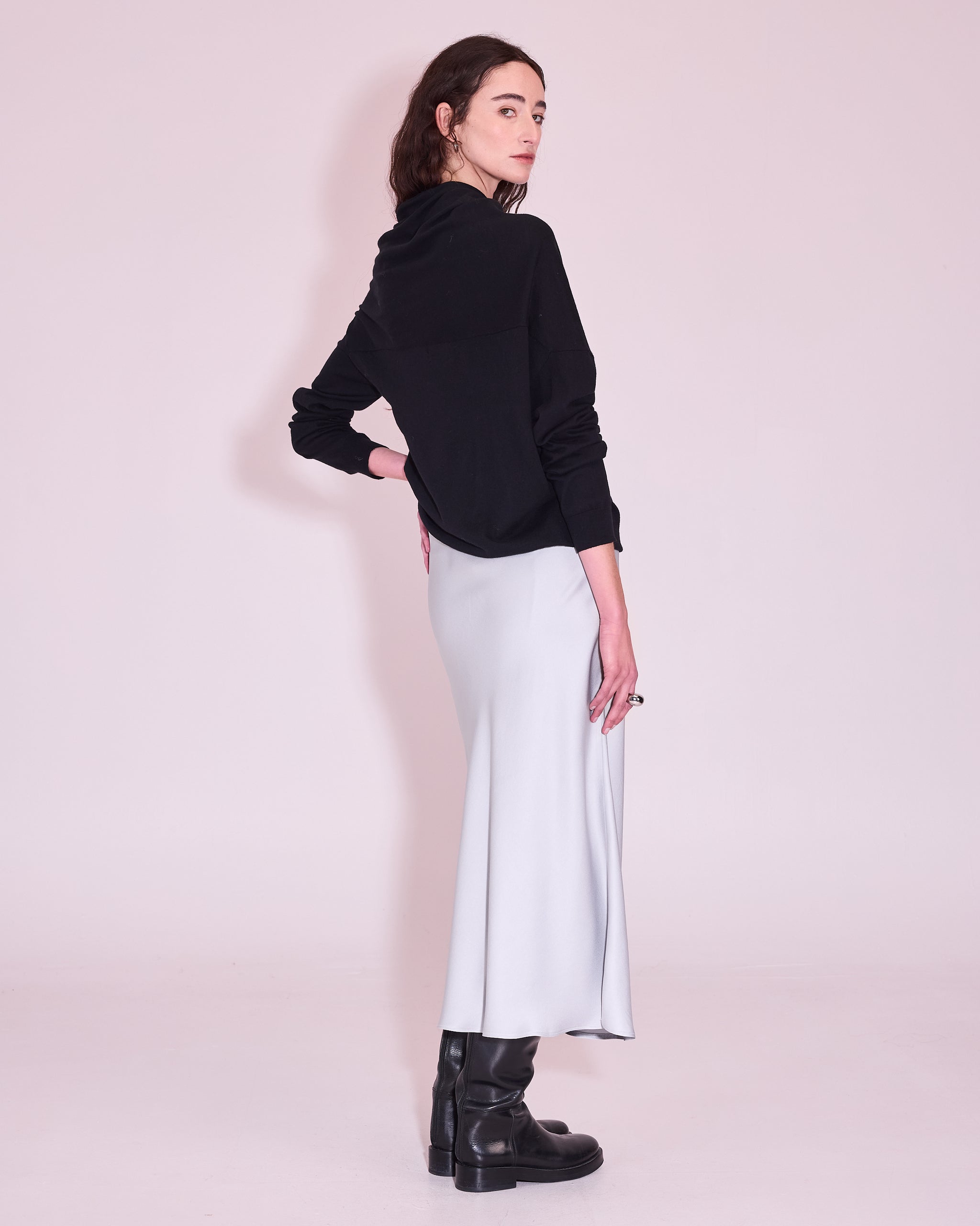 Jerez knitted sweater in black