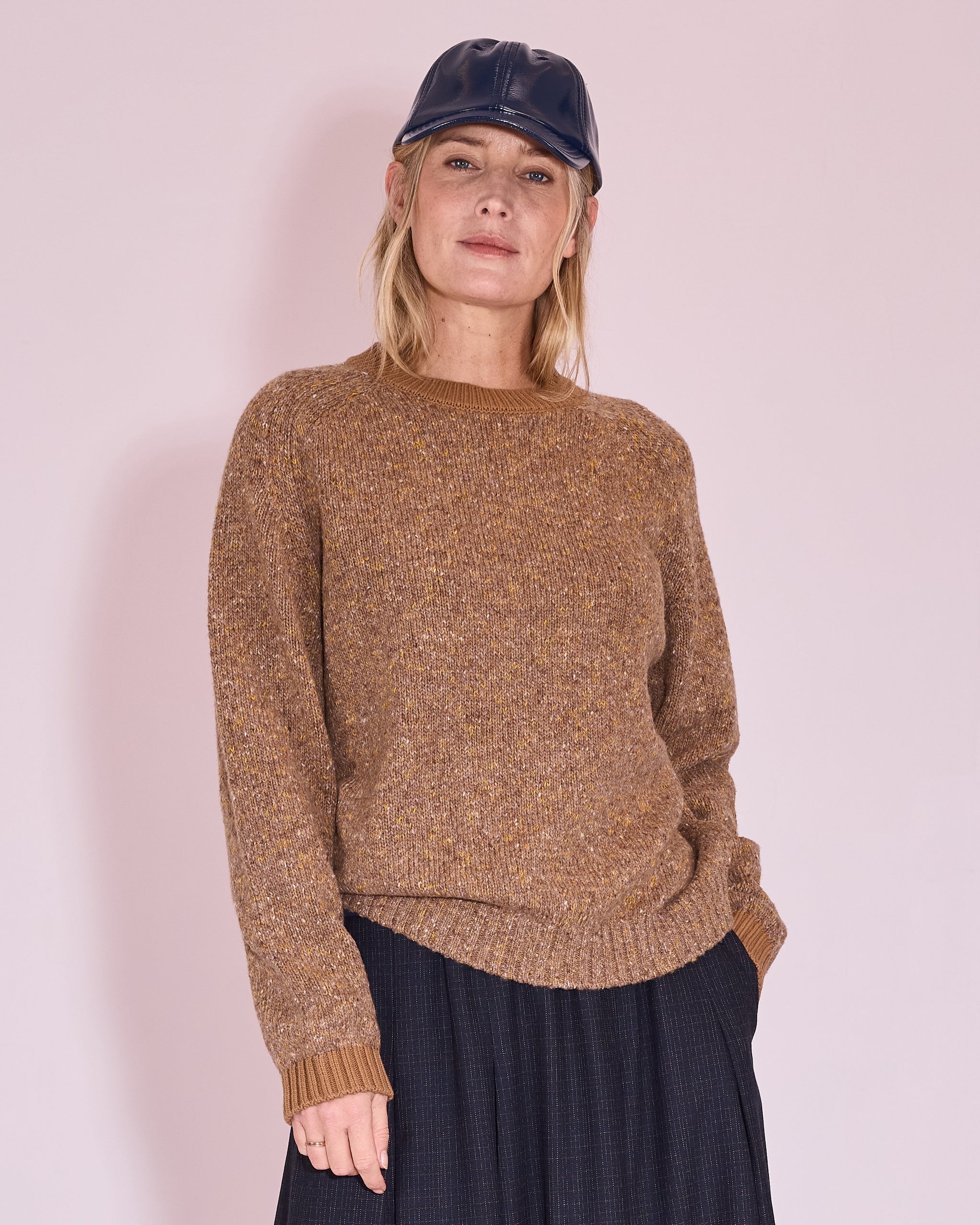 Jefferson trui in camel / corn