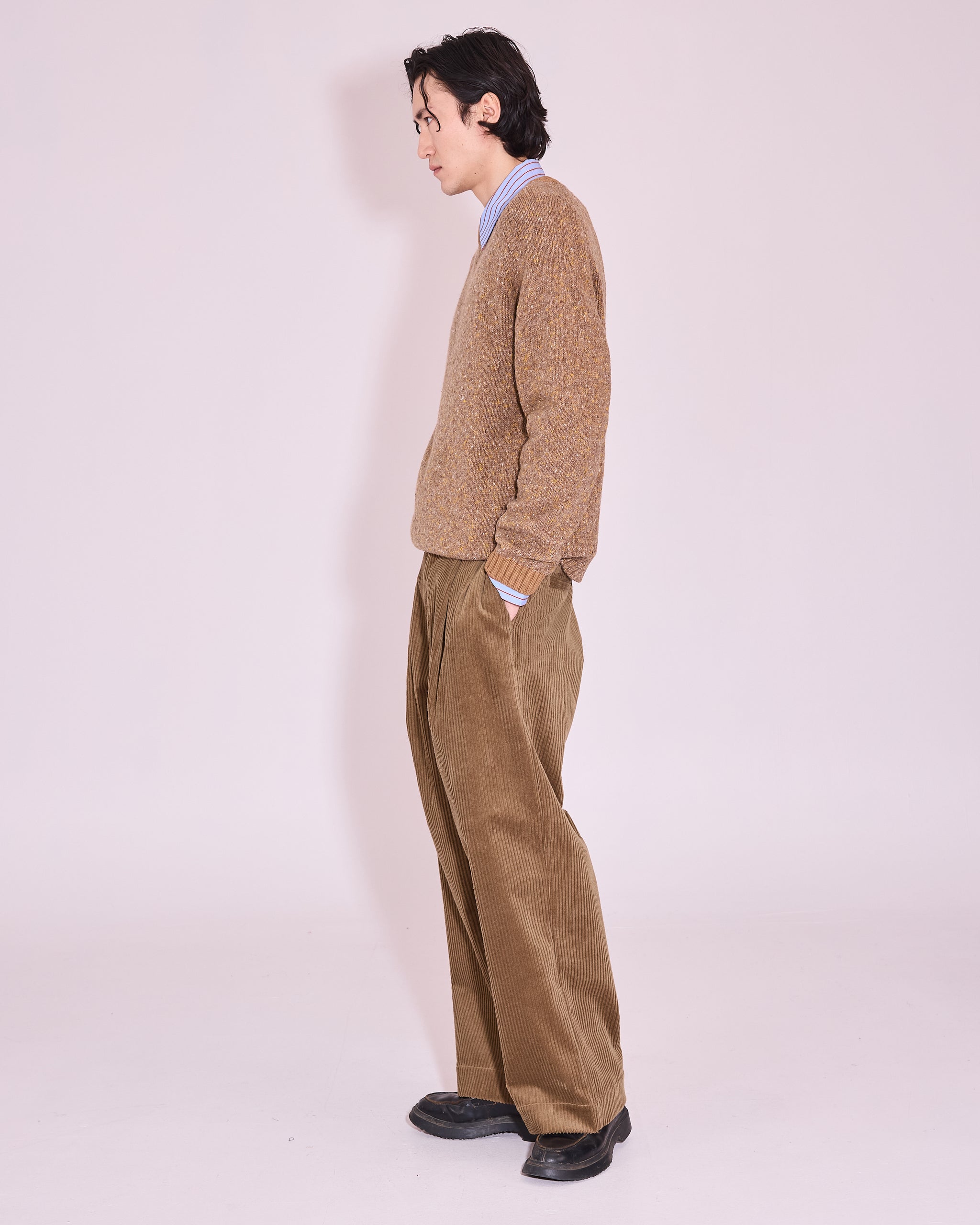 Jefferson trui in camel / corn