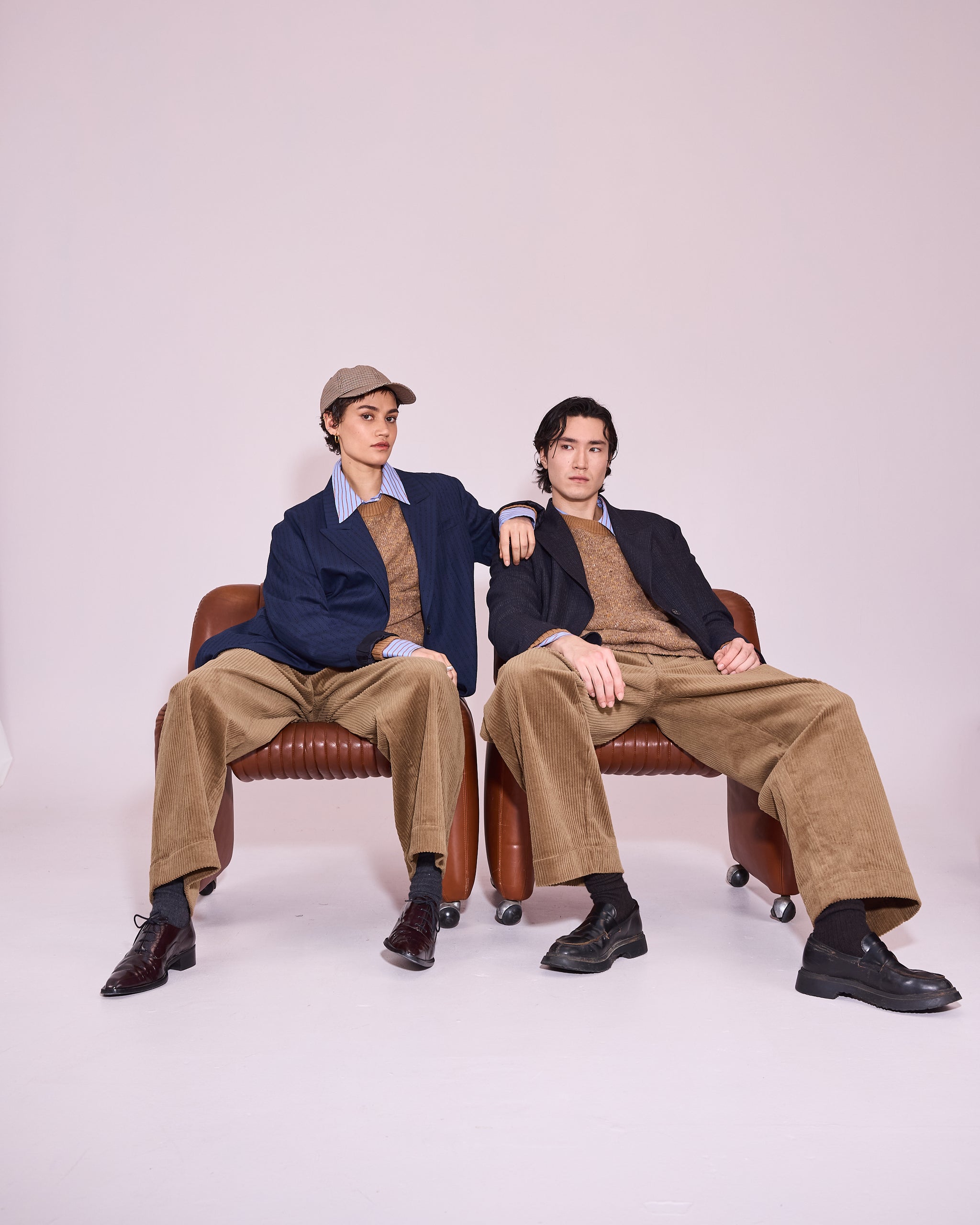 Jefferson trui in camel / corn