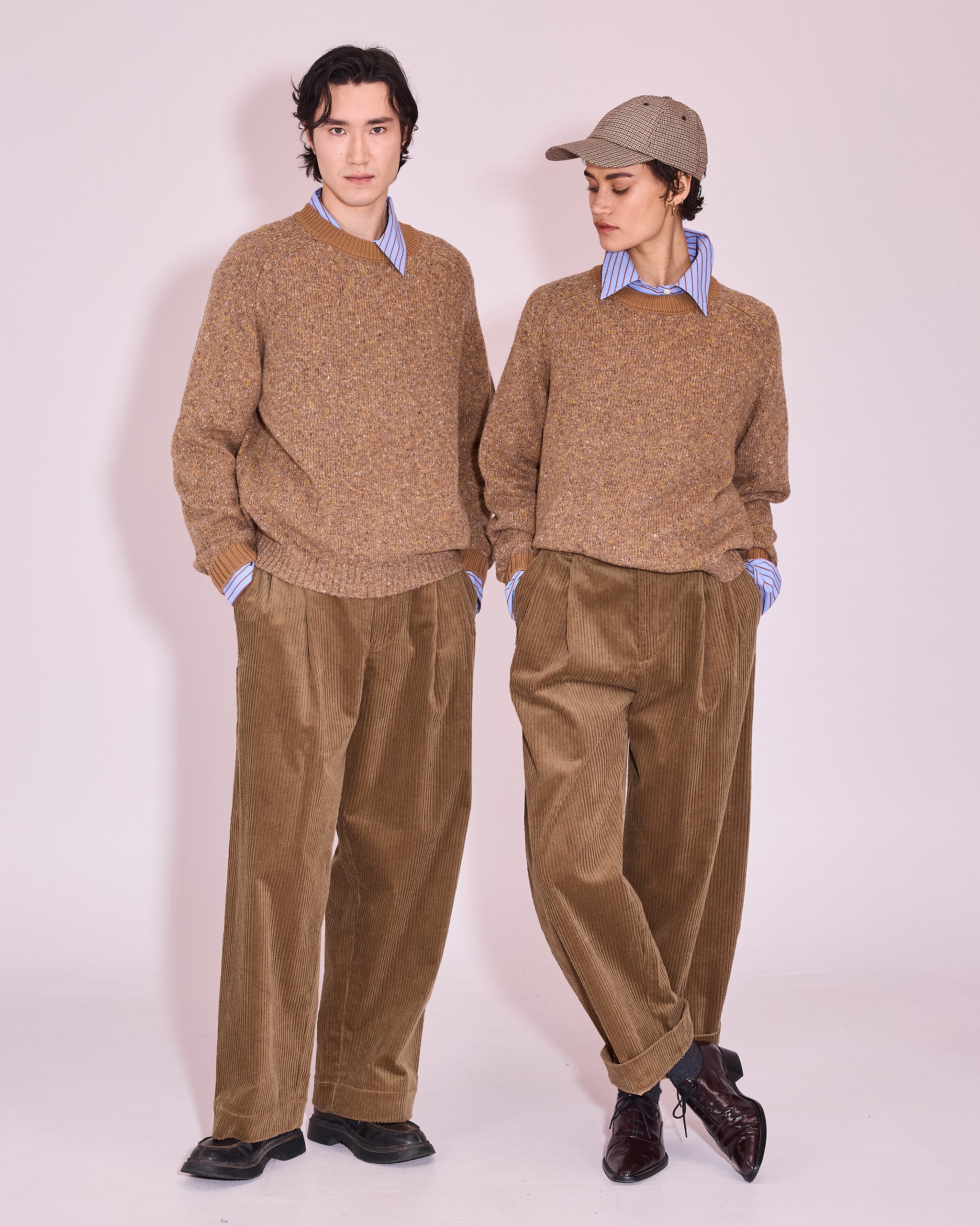 Jefferson trui in camel / corn