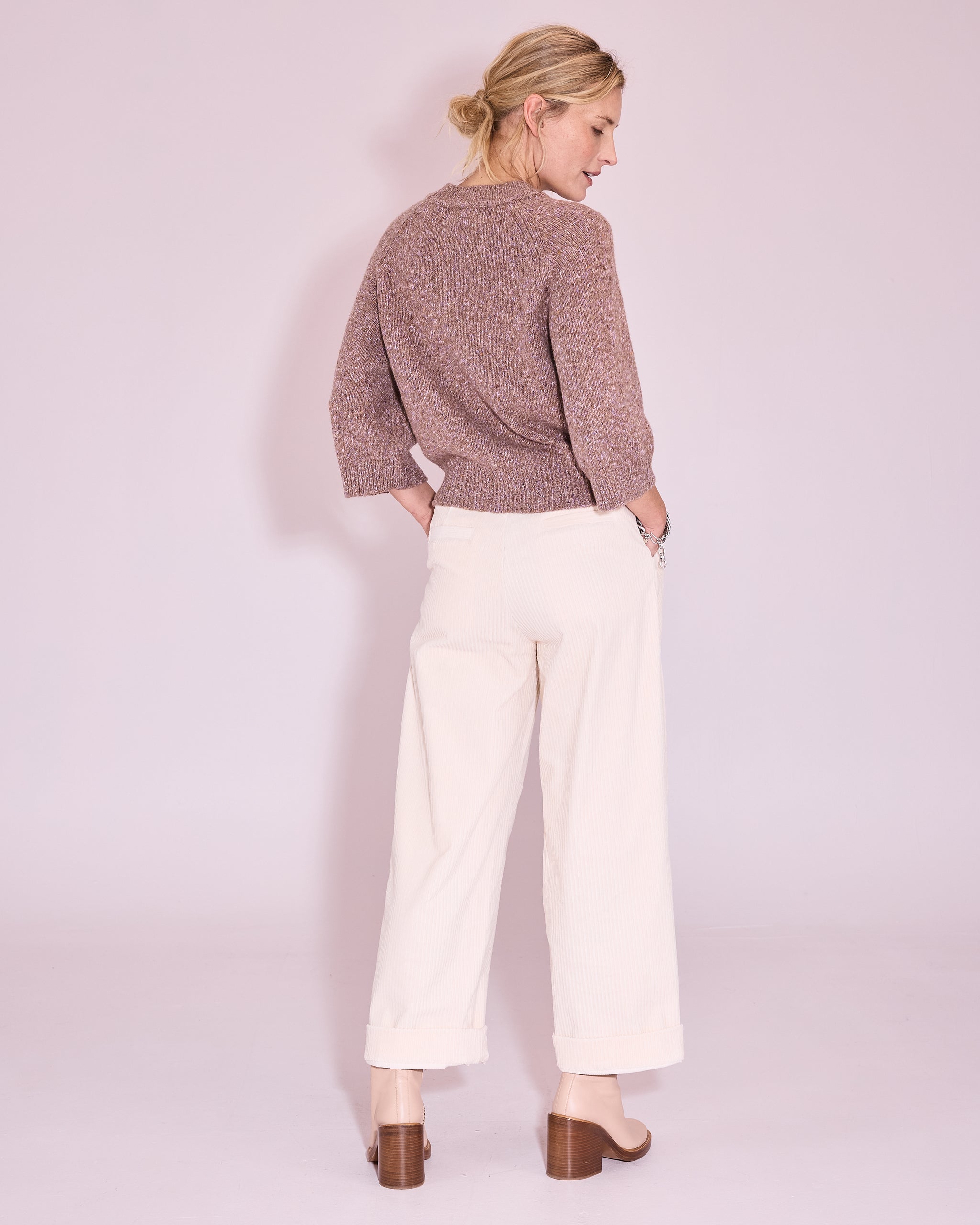 Jakarta trui in nomad / pink lavender