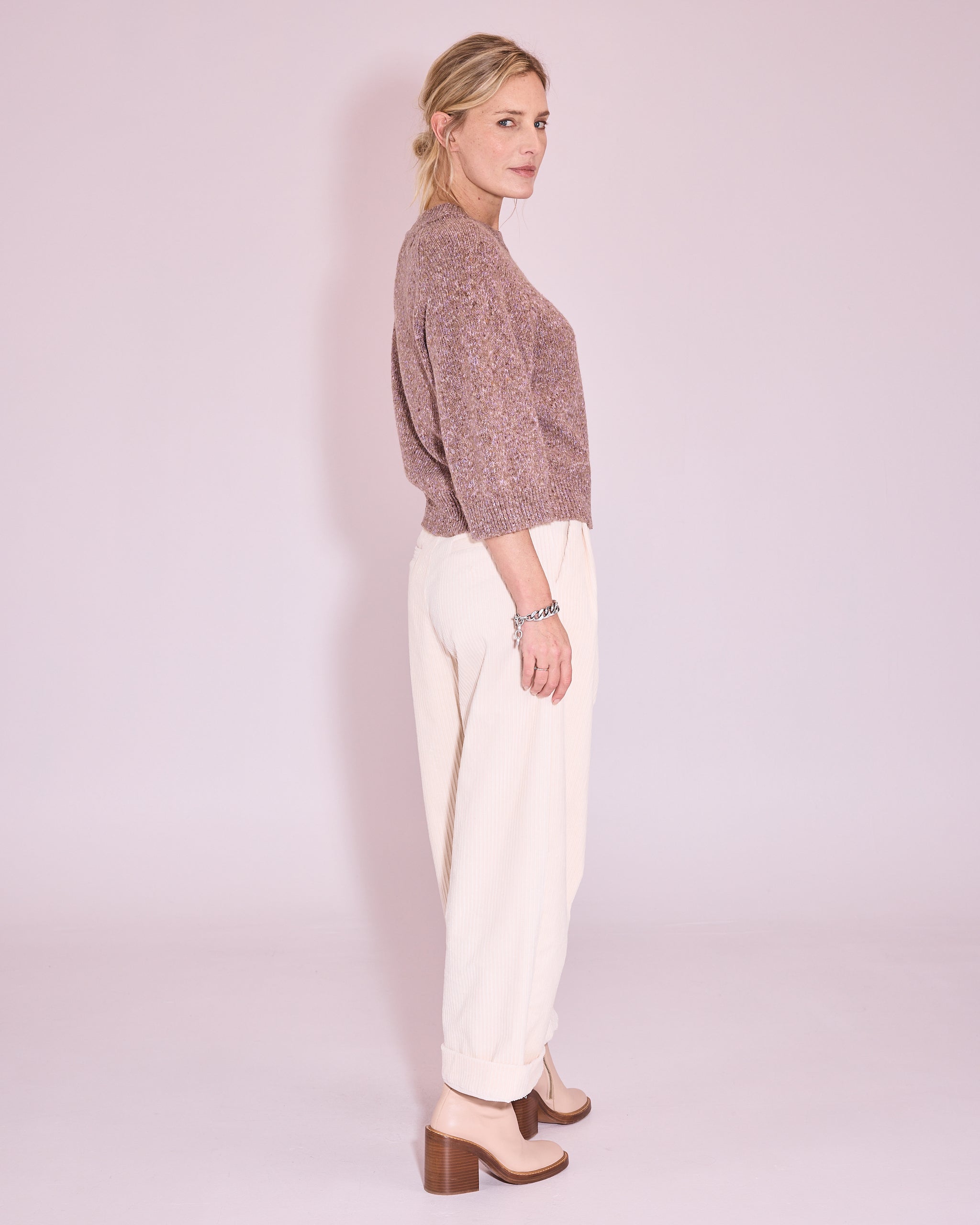 Jakarta trui in nomad / pink lavender