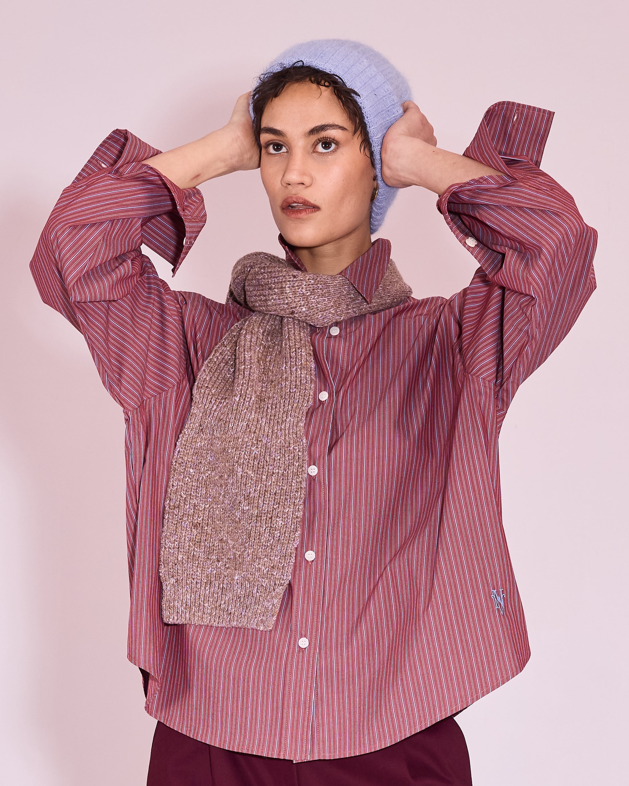Jelgava sjaal in nomad / pink lavender