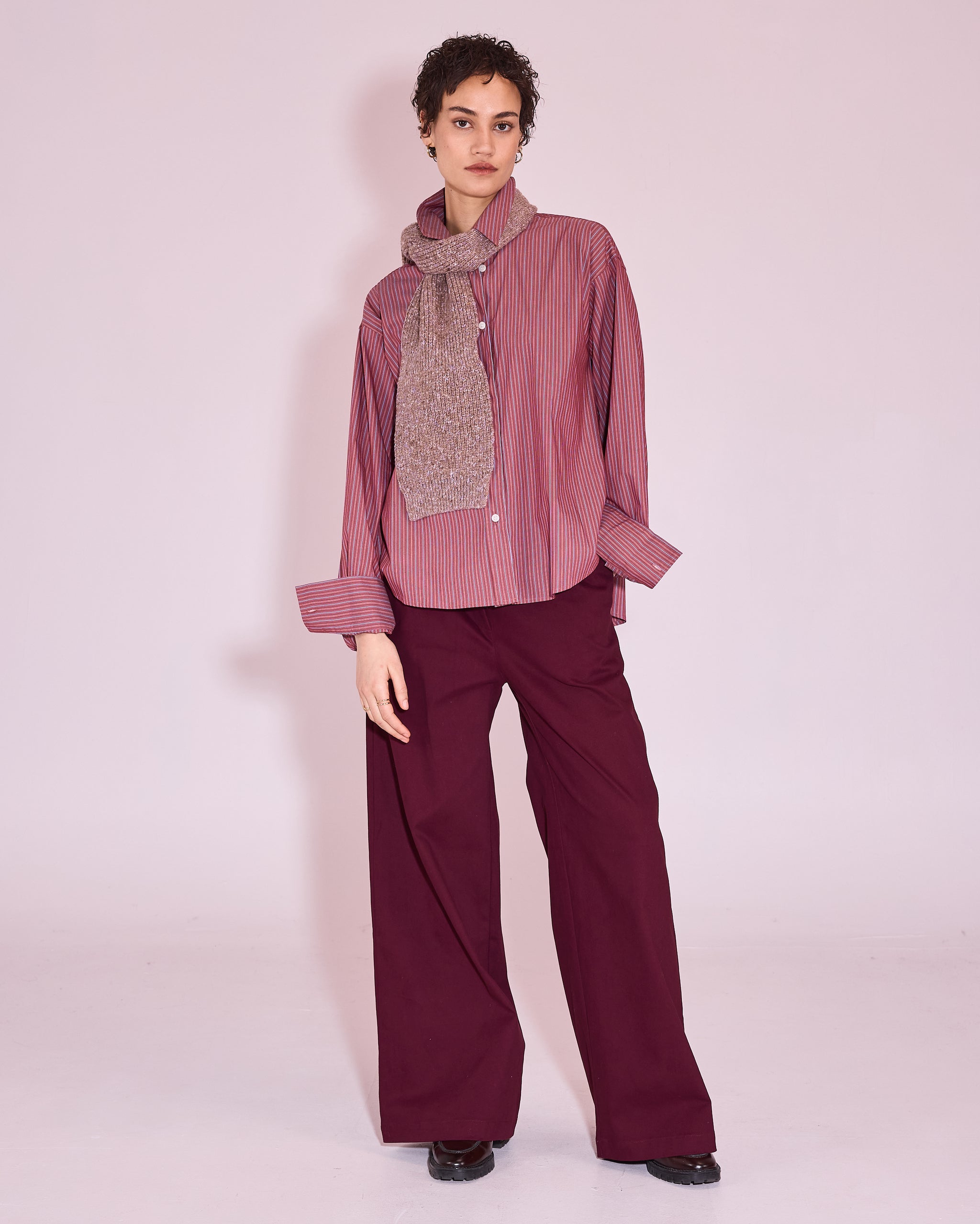 Jelgava sjaal in nomad / pink lavender