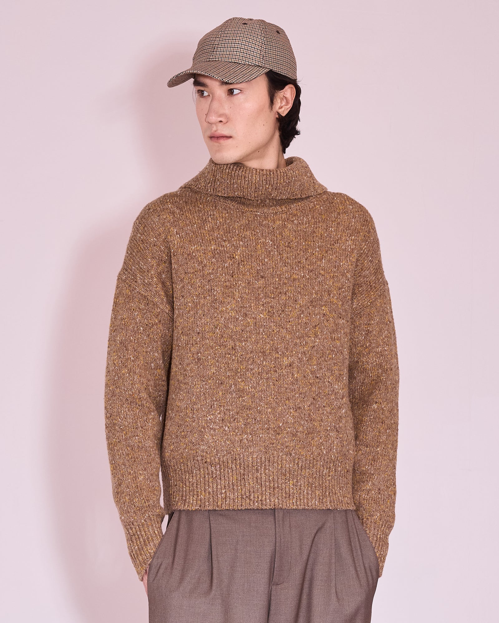 Joure trui in camel / corn