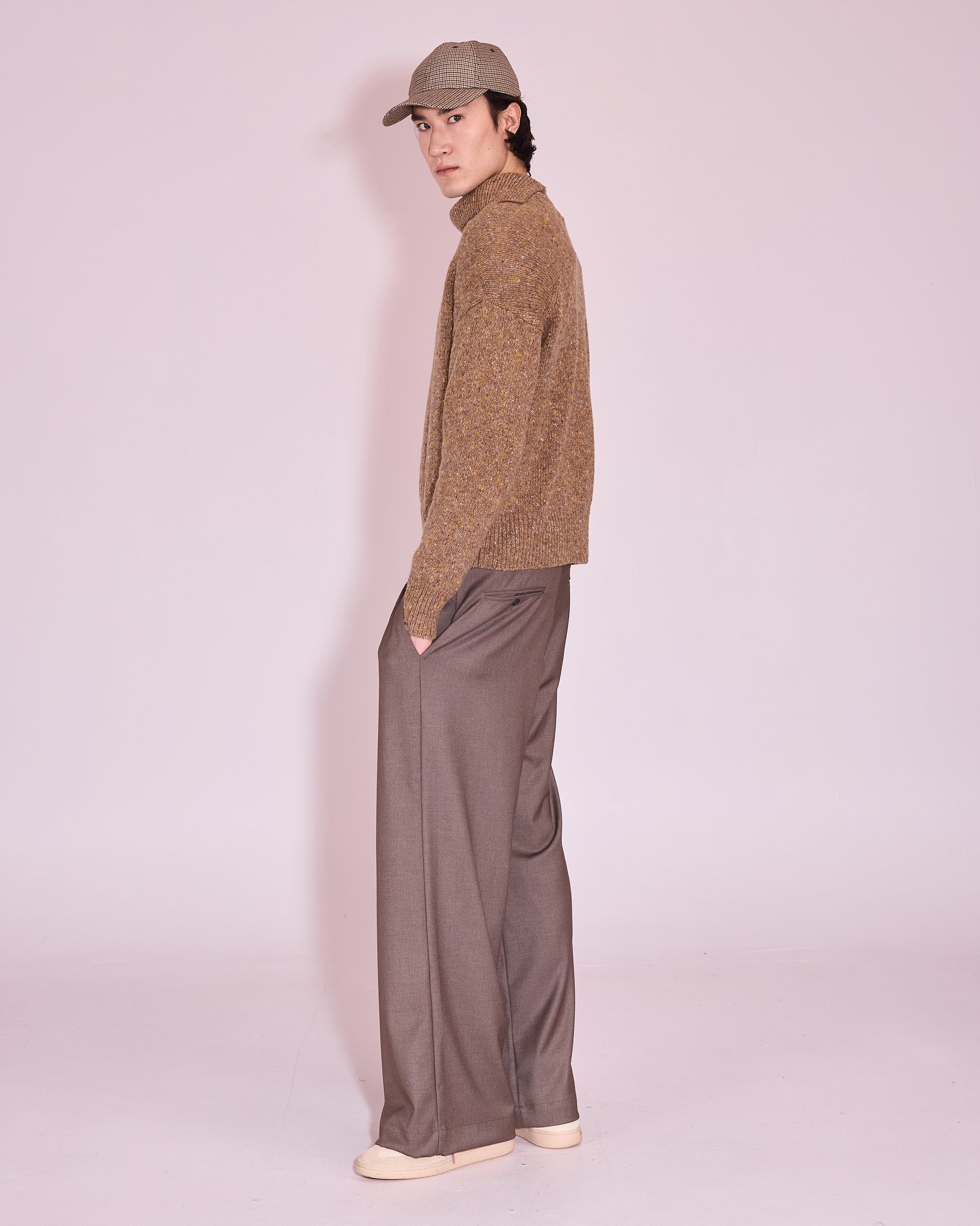 Joure trui in camel / corn