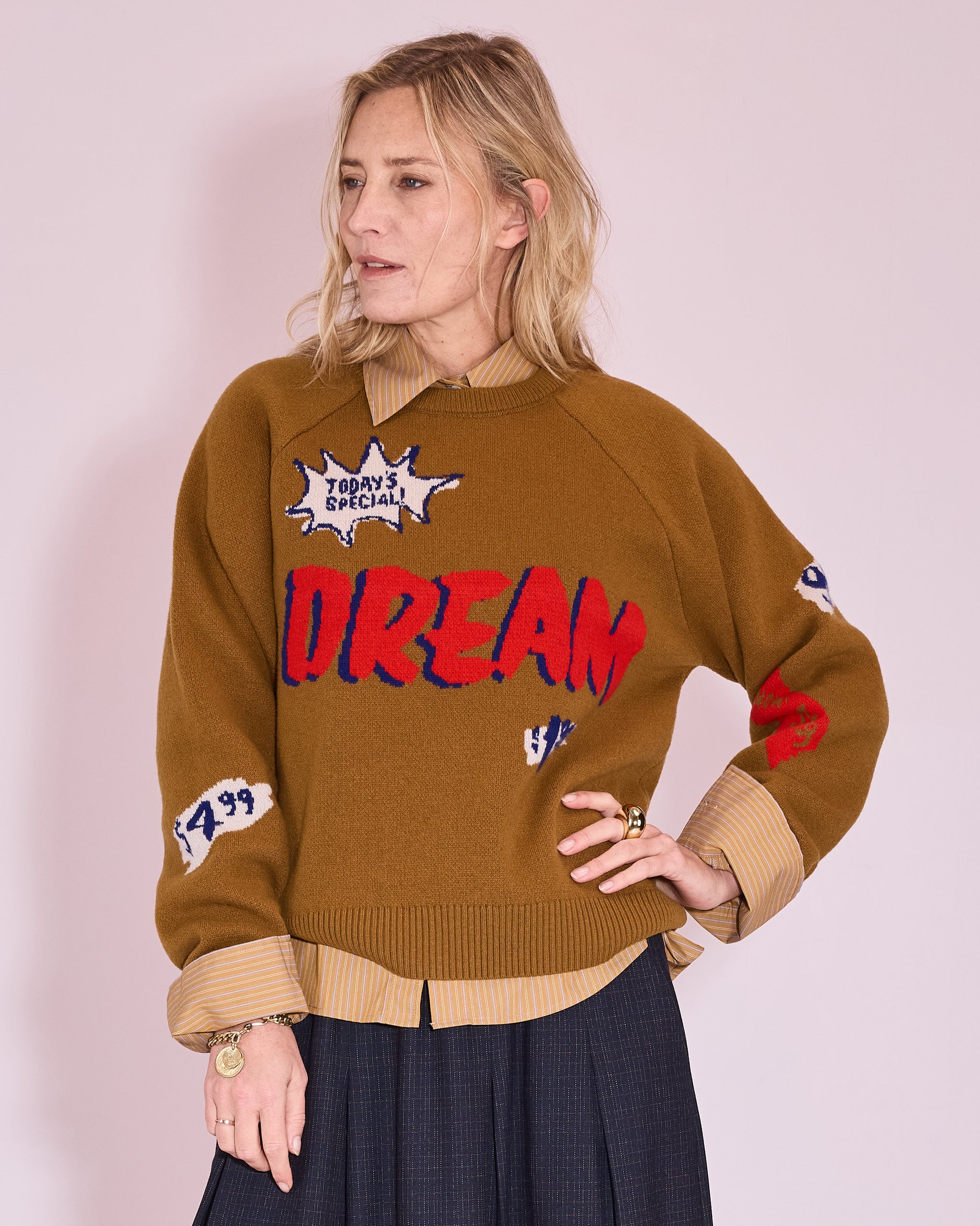 Jasper DREAM jumper in golden brown