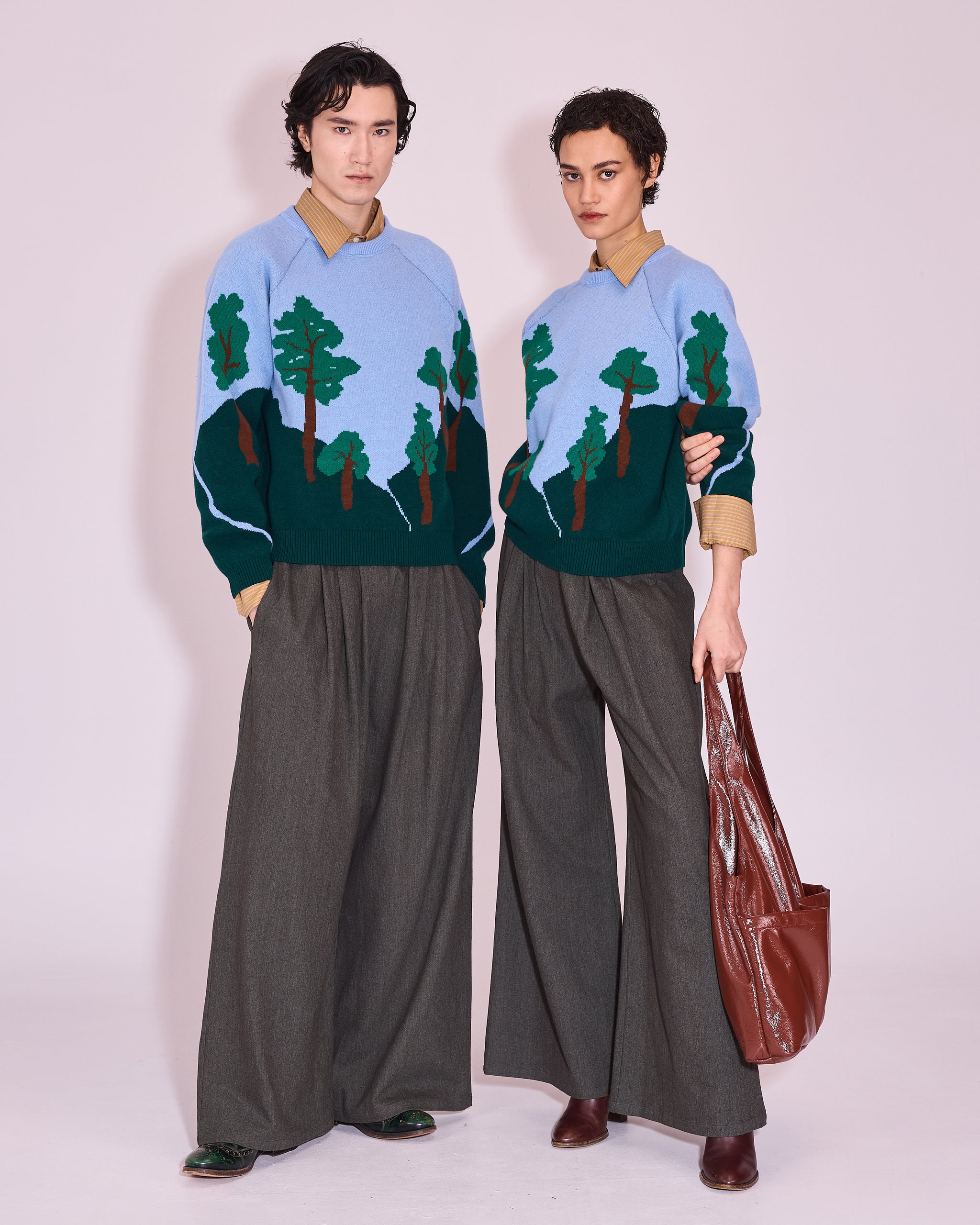 Jeumont trui in powder blue
