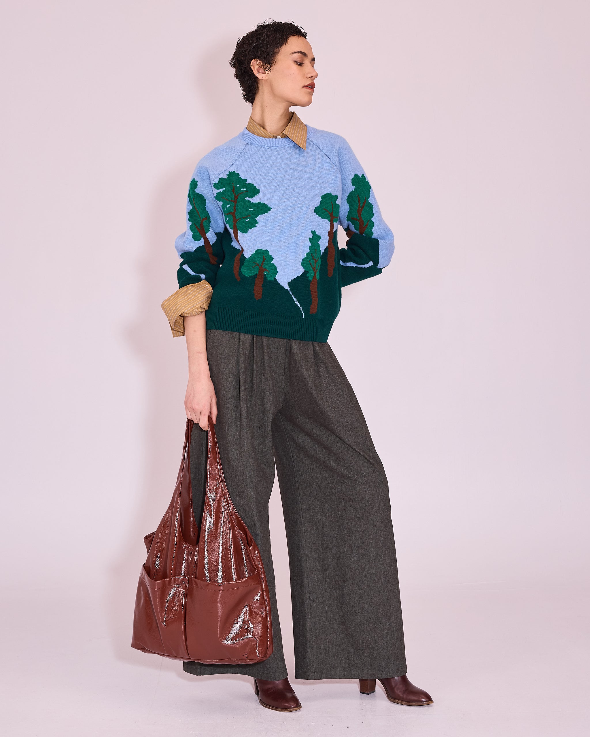 Jeumont trui in powder blue