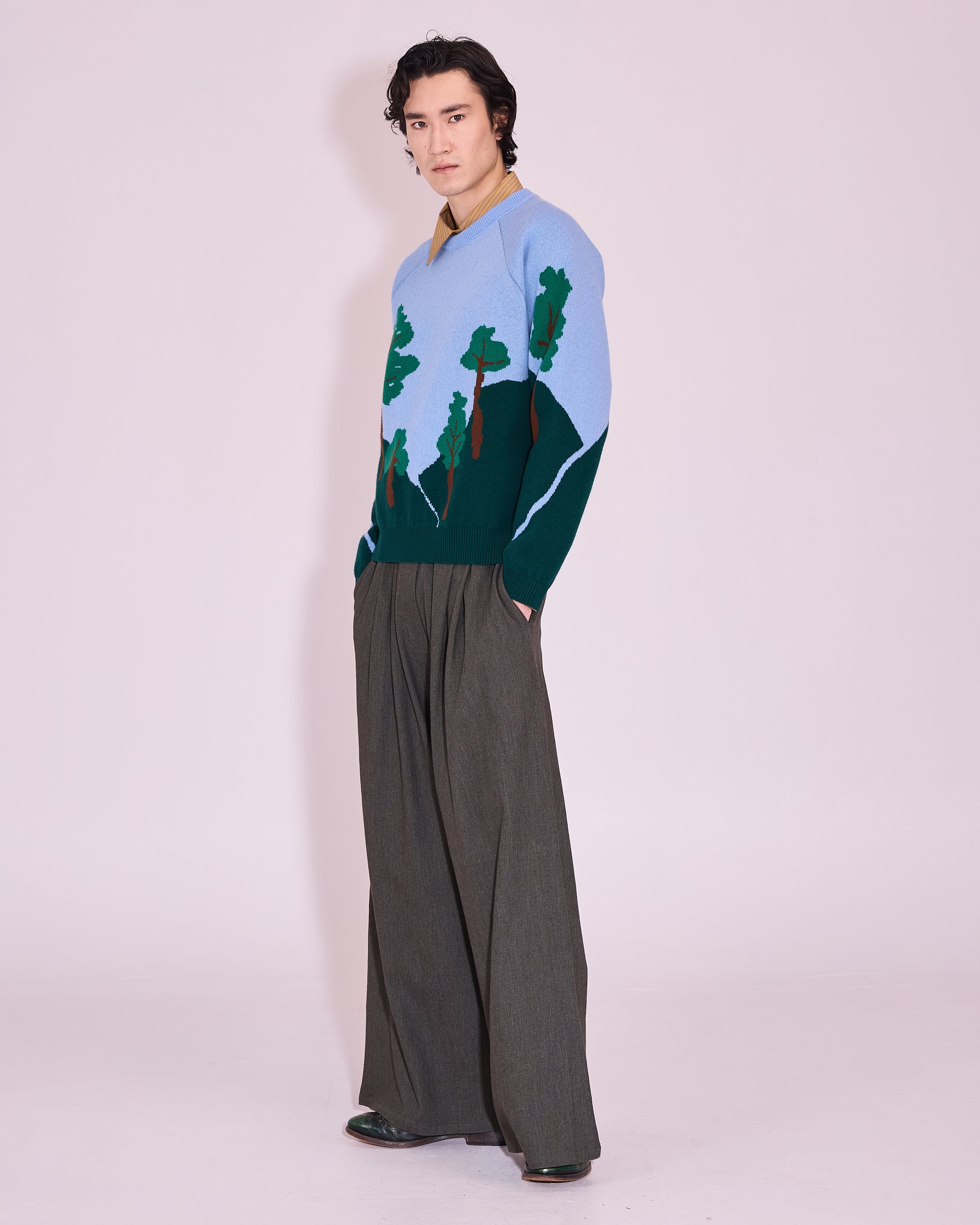 Jeumont trui in powder blue