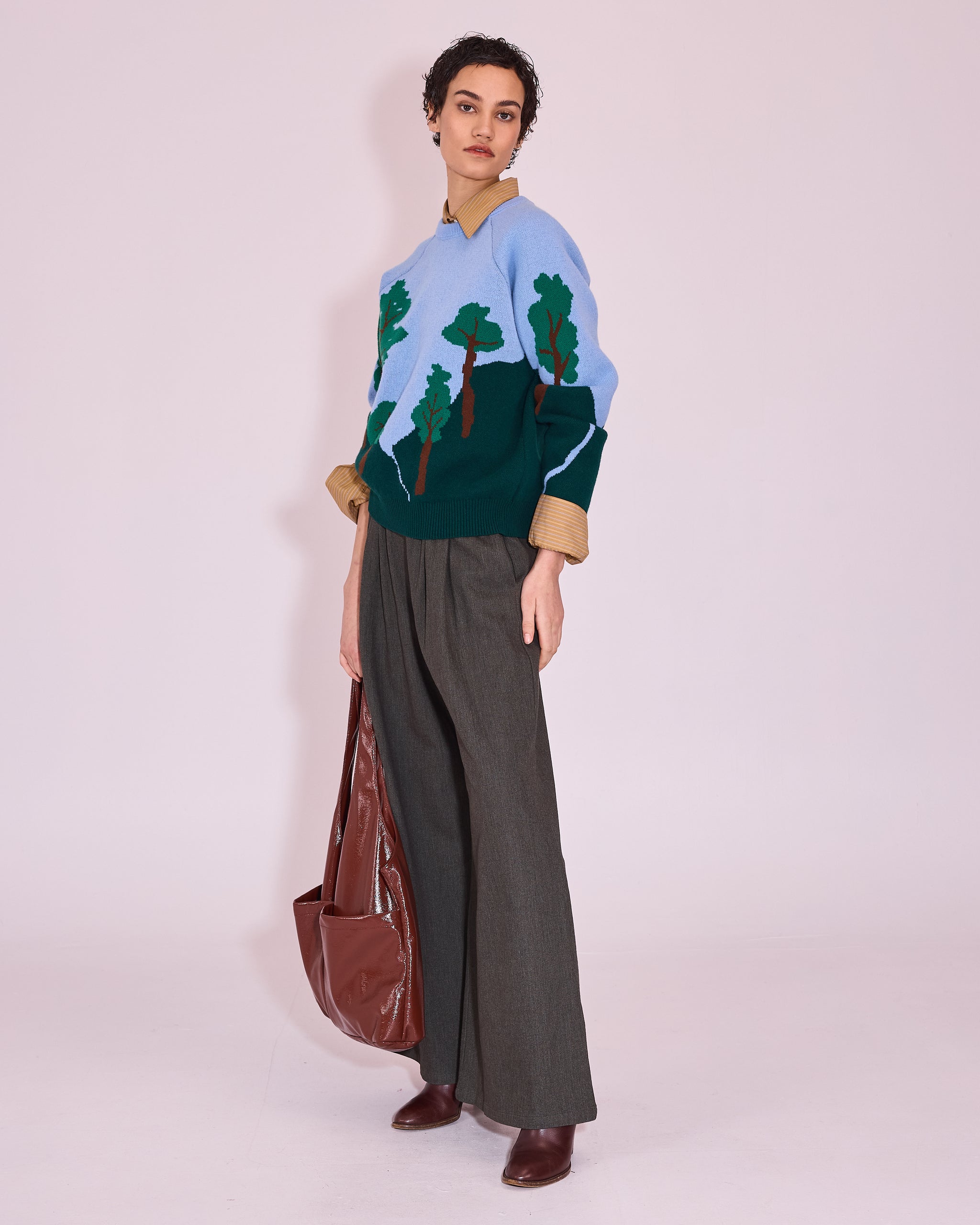 Jeumont trui in powder blue