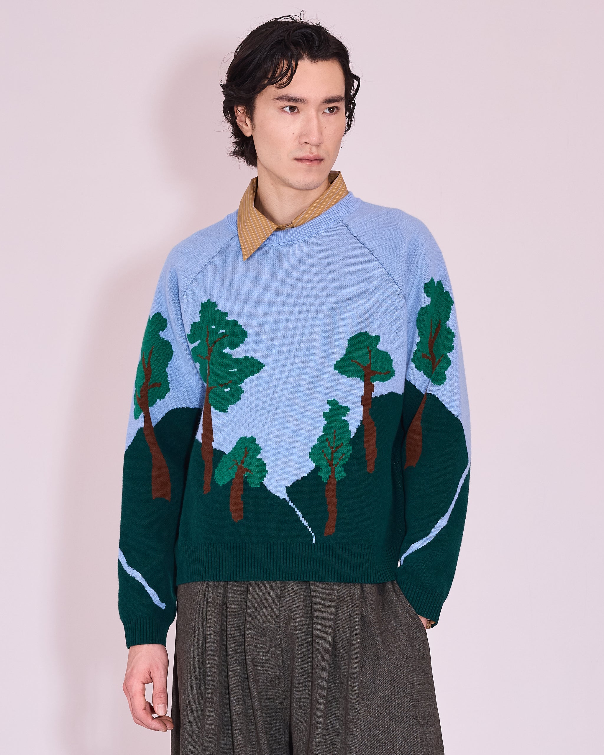 Jeumont trui in powder blue