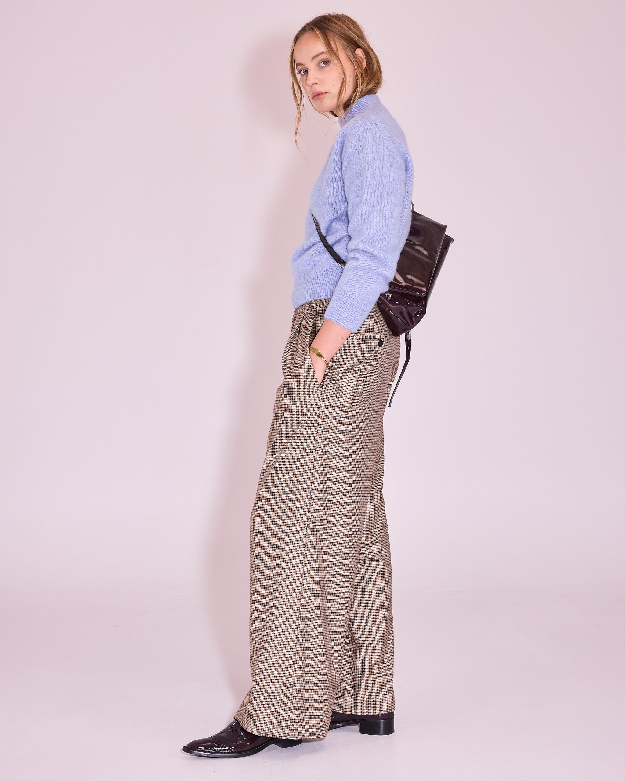 Juneau trui in soft lavender