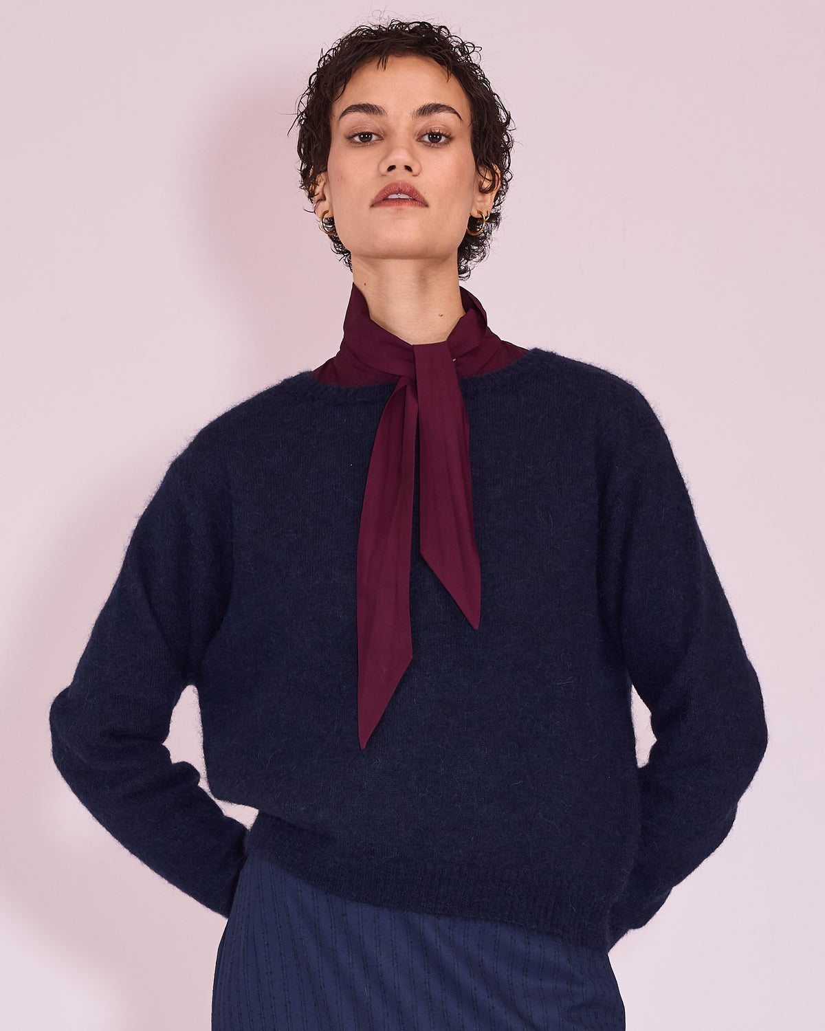 Jena trui in midnight blue